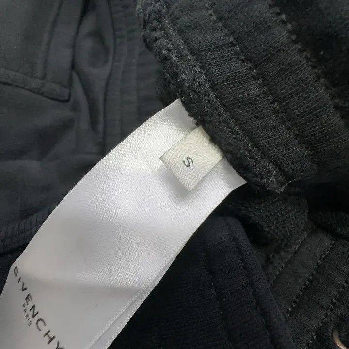 Givenchy Givenchy Givenchy Black Embroidered Joggers for Men -2507 Size US 26 / EU 42 - 3 Thumbnail