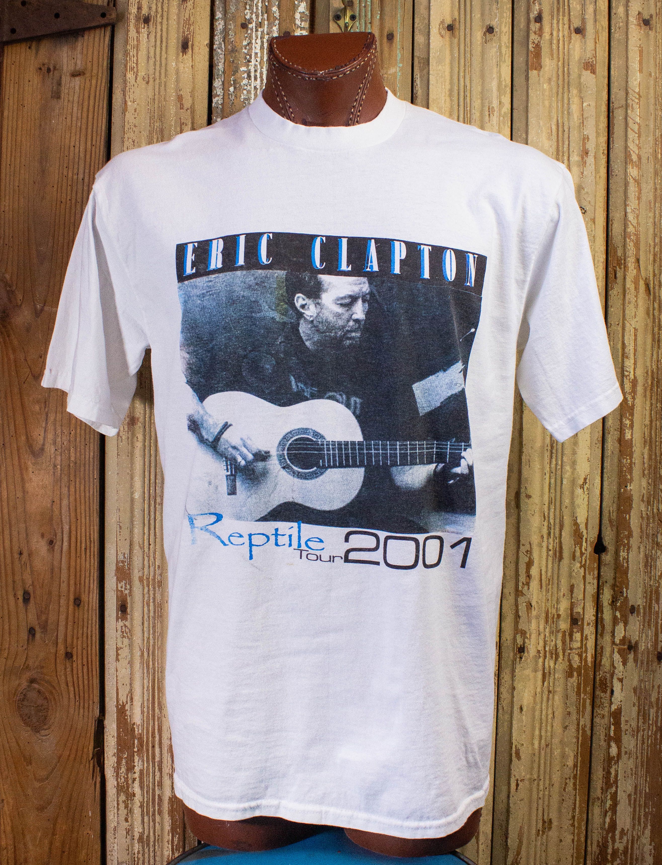 Vintage Vintage Eric Clapton Reptile Tour Concert T Shirt 2001