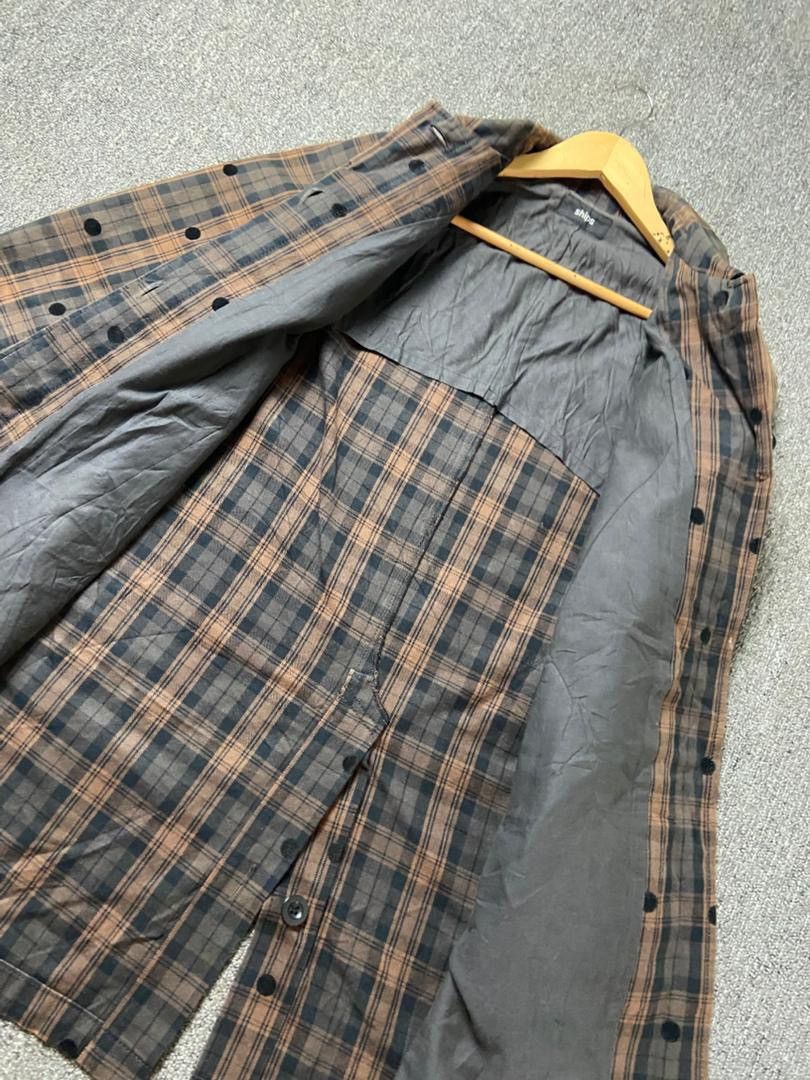 SHIPS SHIPS Japanese Brand Checkered Dot Jacket (199) Size US XXS / EU 40 - 4 Thumbnail