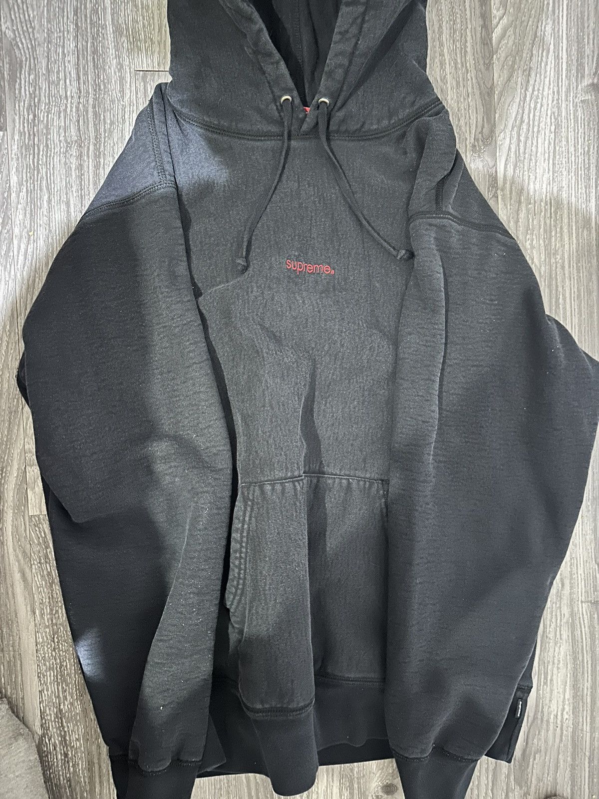 Supreme Supreme trademark hoodie black | Grailed