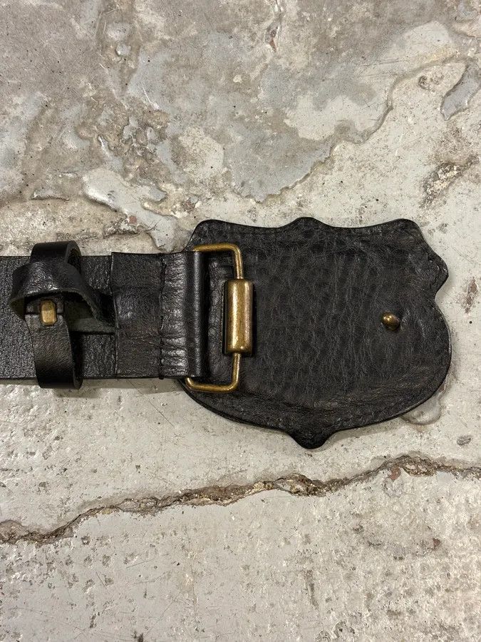 Dolce & Gabbana 2000s Dolce & Gabbana Signature Black Leather Belt Size ONE SIZE - 5 Thumbnail