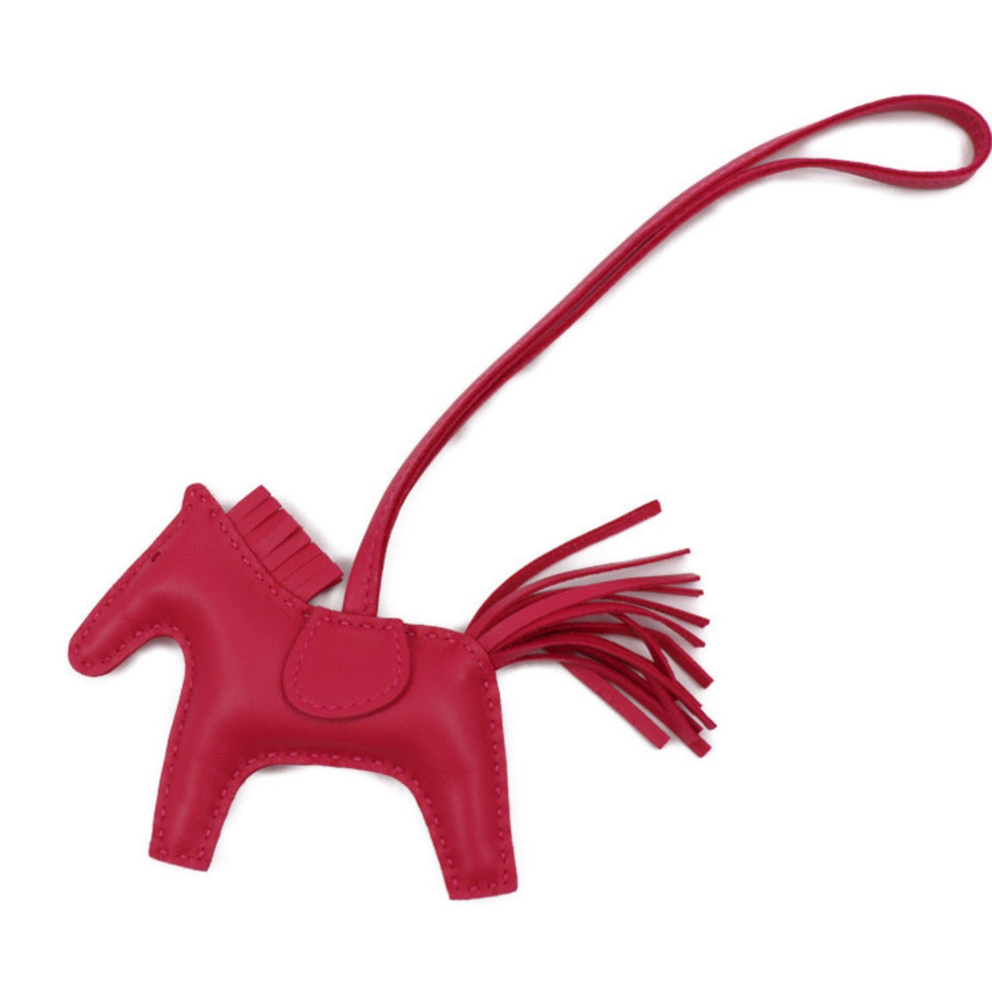 image of Hermes Rodeo Pm So Pink Other Accessories Agno Milo Rose Mexico Bag Charm Horse Y Stamp in Black, W