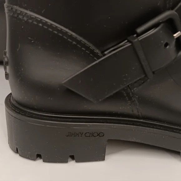 Jimmy Choo Jimmy Choo Yael Buckled Rubber Knee High Rain Boots-EU36/US6 Size US 6 / IT 36 - 8 Thumbnail