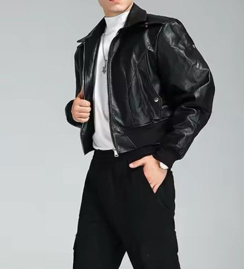 Japanese Brand BlackPU Leather Jacket Opium Size US M / EU 48-50 / 2 - 6 Thumbnail