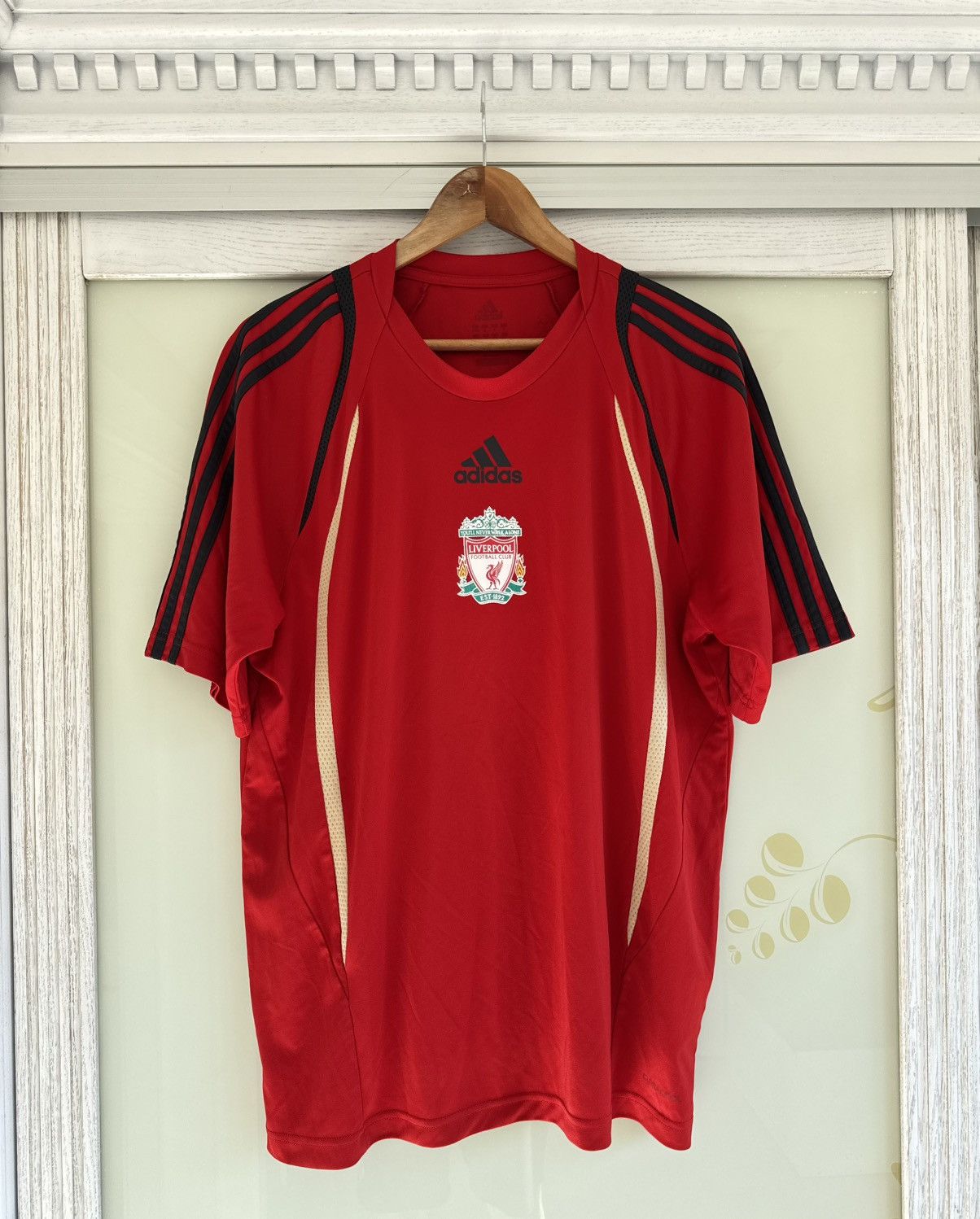 Adidas Liverpool 2009-2010 Soccer Training Jersey Football Shirt Size US L / EU 52-54 / 3 - 1 Thumbnail