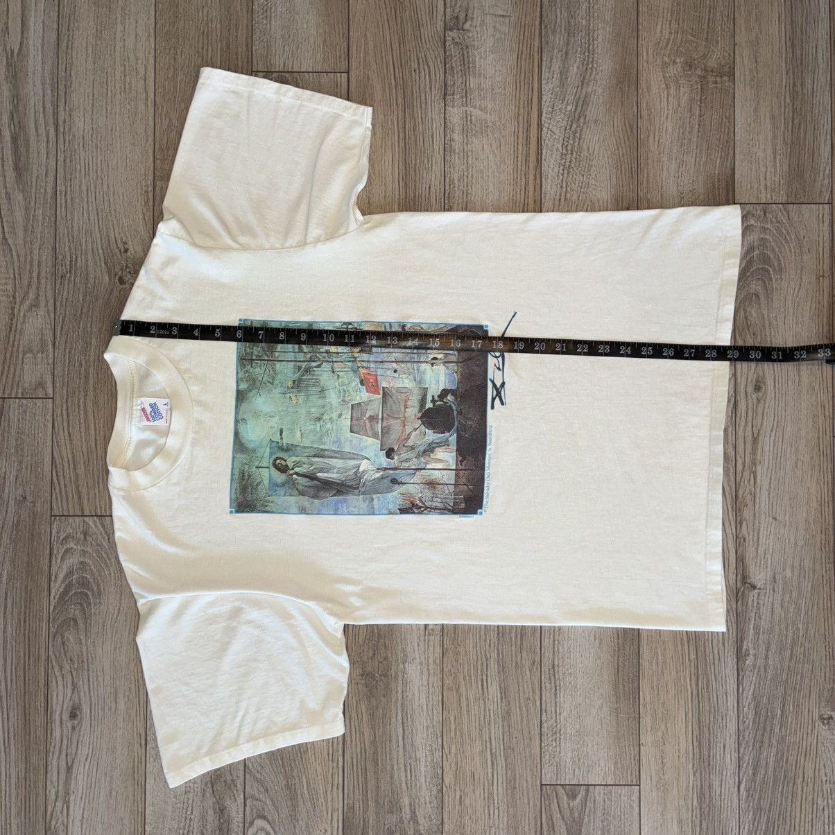 Jerzees Salvador Dali The Discovery of America art tee shirt Size US L / EU 52-54 / 3 - 6 Thumbnail