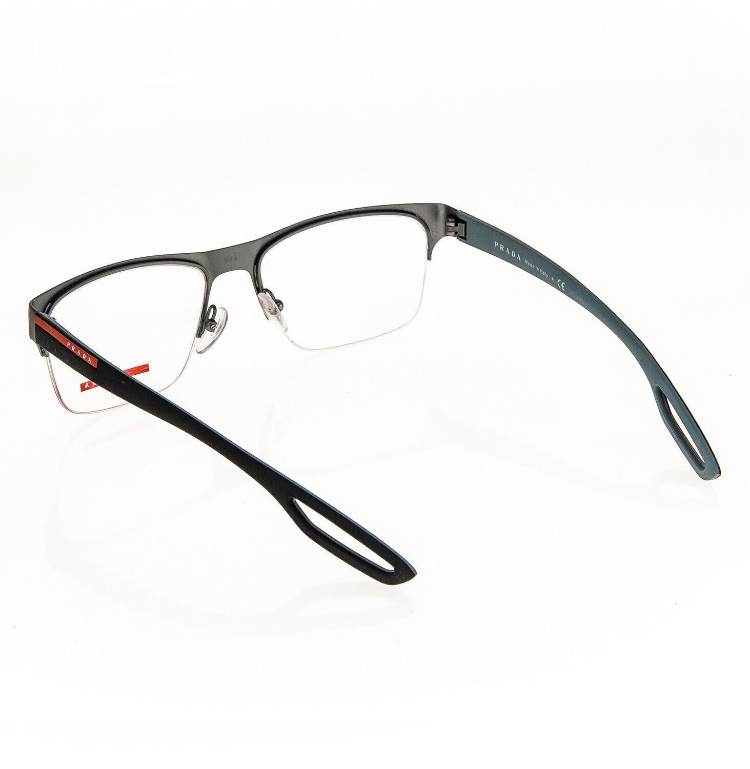 PRADA Linea Rossa LJ SILVER 55F Gray Black Blue PS55FV