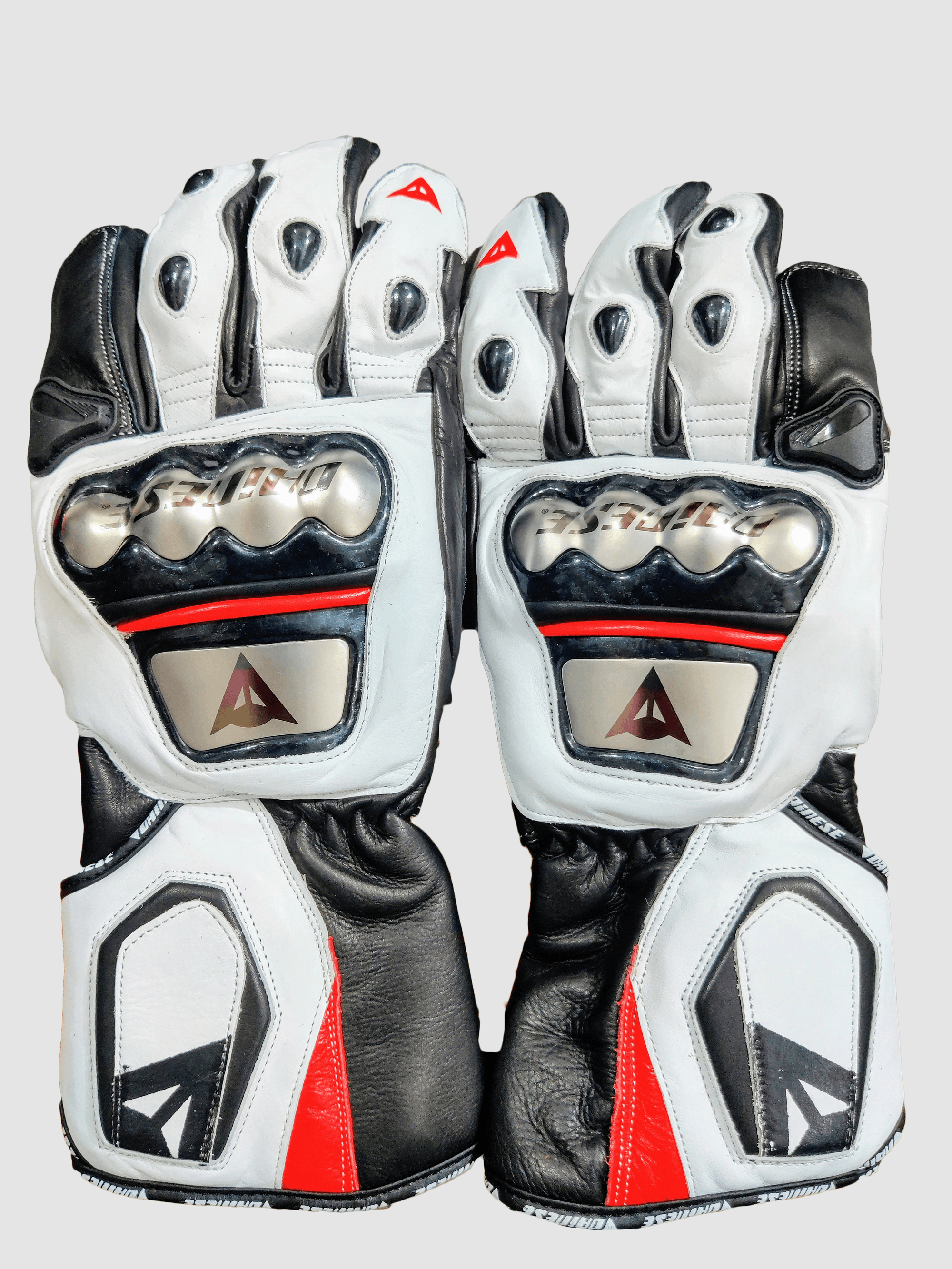 Dainese Dainese Titanium White Leather Gloves Racing Size ONE SIZE - 1 Thumbnail