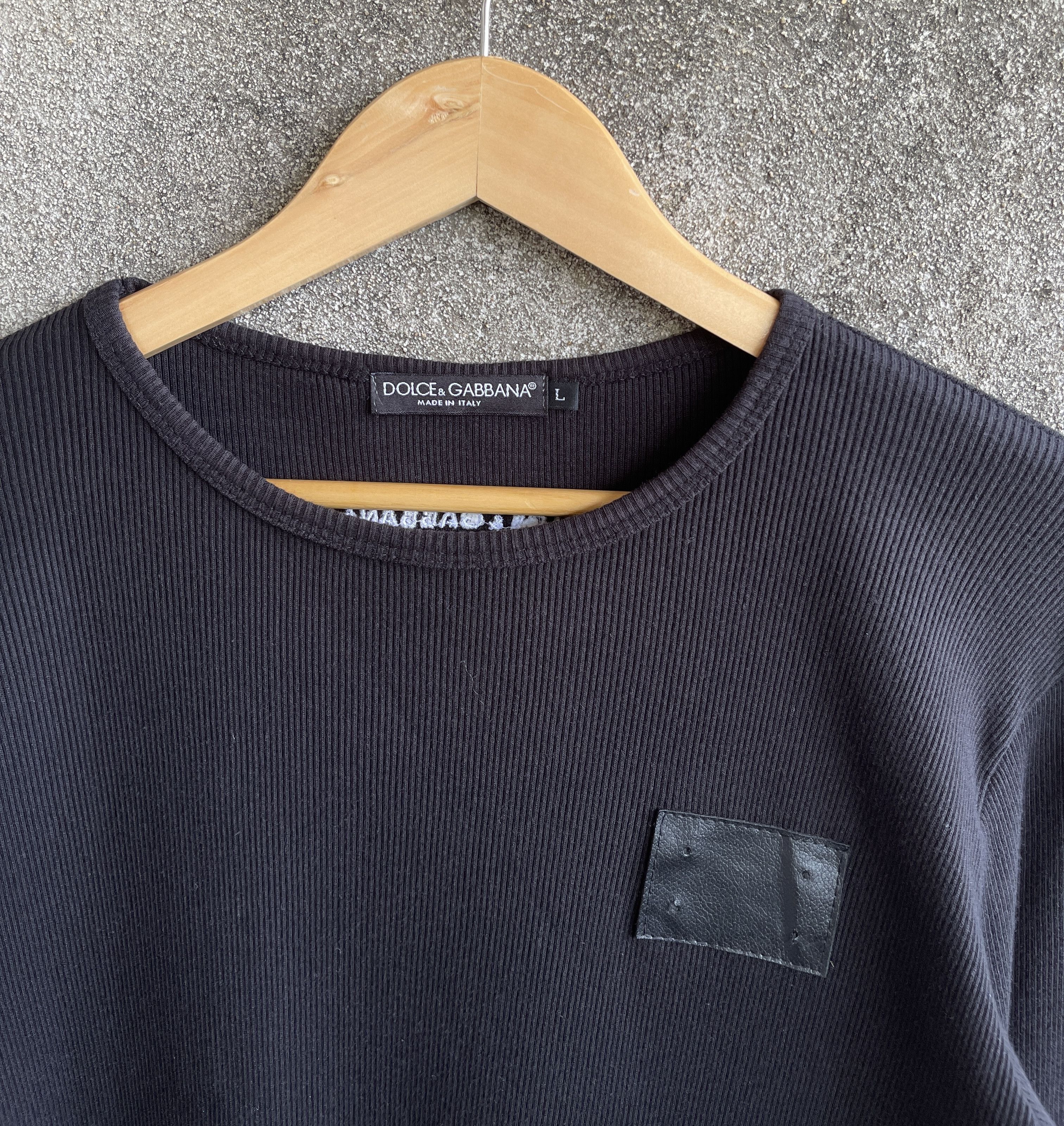 Dolce & Gabbana Vintage🔥Dolce&Gabbana🔥Embroidery Black Long Sleeve Size US L / EU 52-54 / 3 - 5 Thumbnail