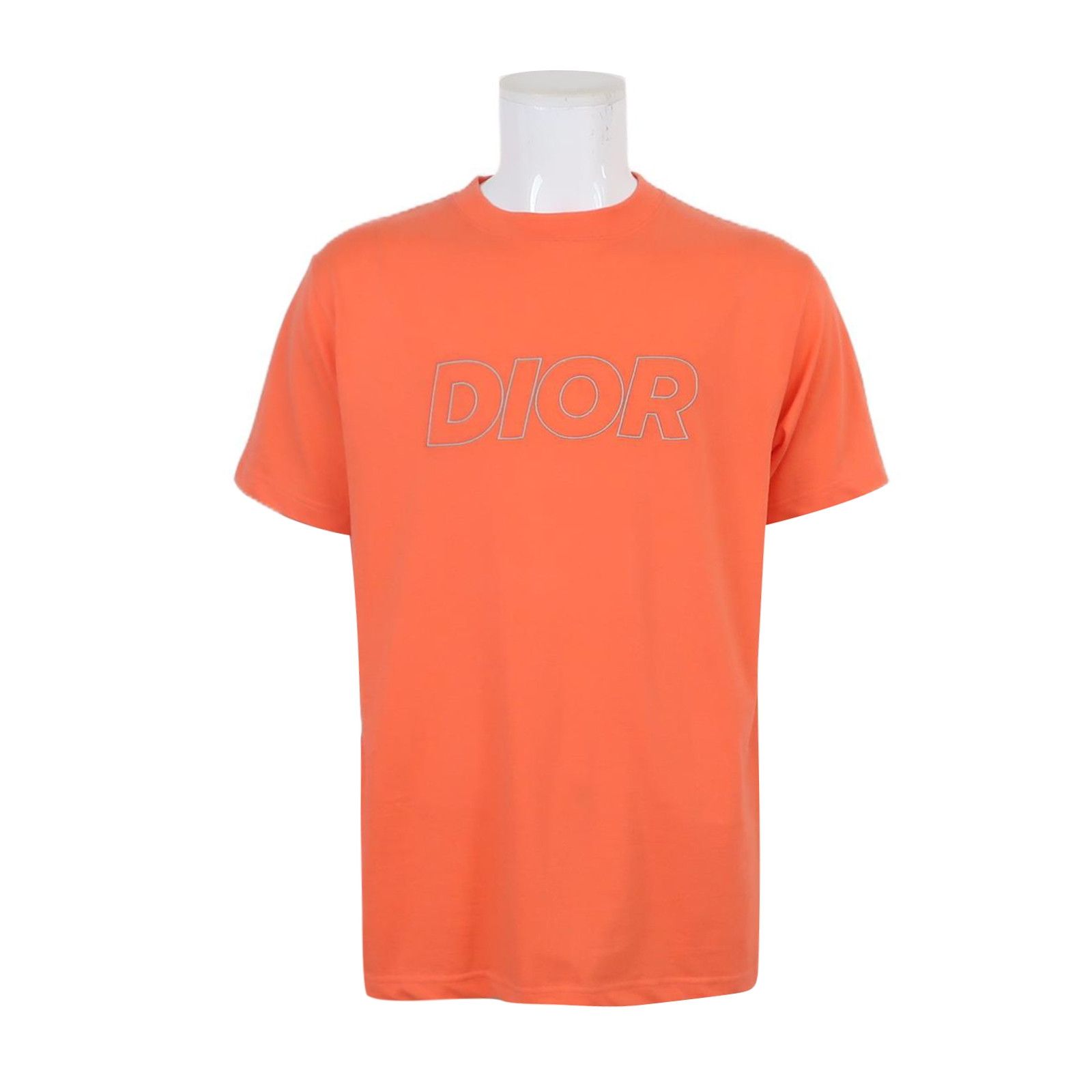 Dior Dior Orange Cotton Logo Crewneck Short-Sleeve T-Shirt XL Size US L / EU 52-54 / 3 - 1 Thumbnail