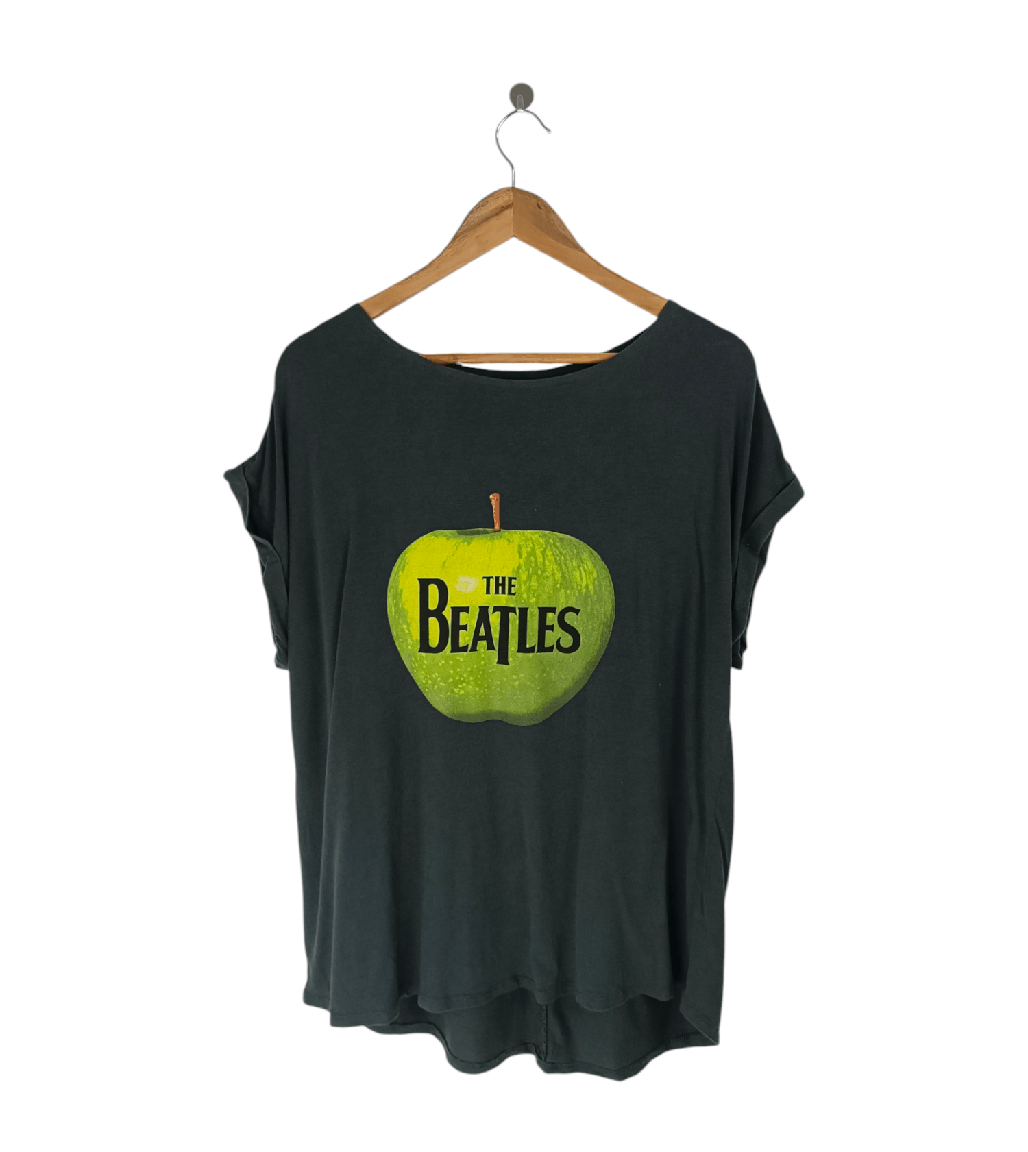 Vintage VINTAGE THE BEATLES APPLE RECORDS BACK BUTTON VERY RARE TEE Size L / US 10 / IT 46 - 1 Thumbnail