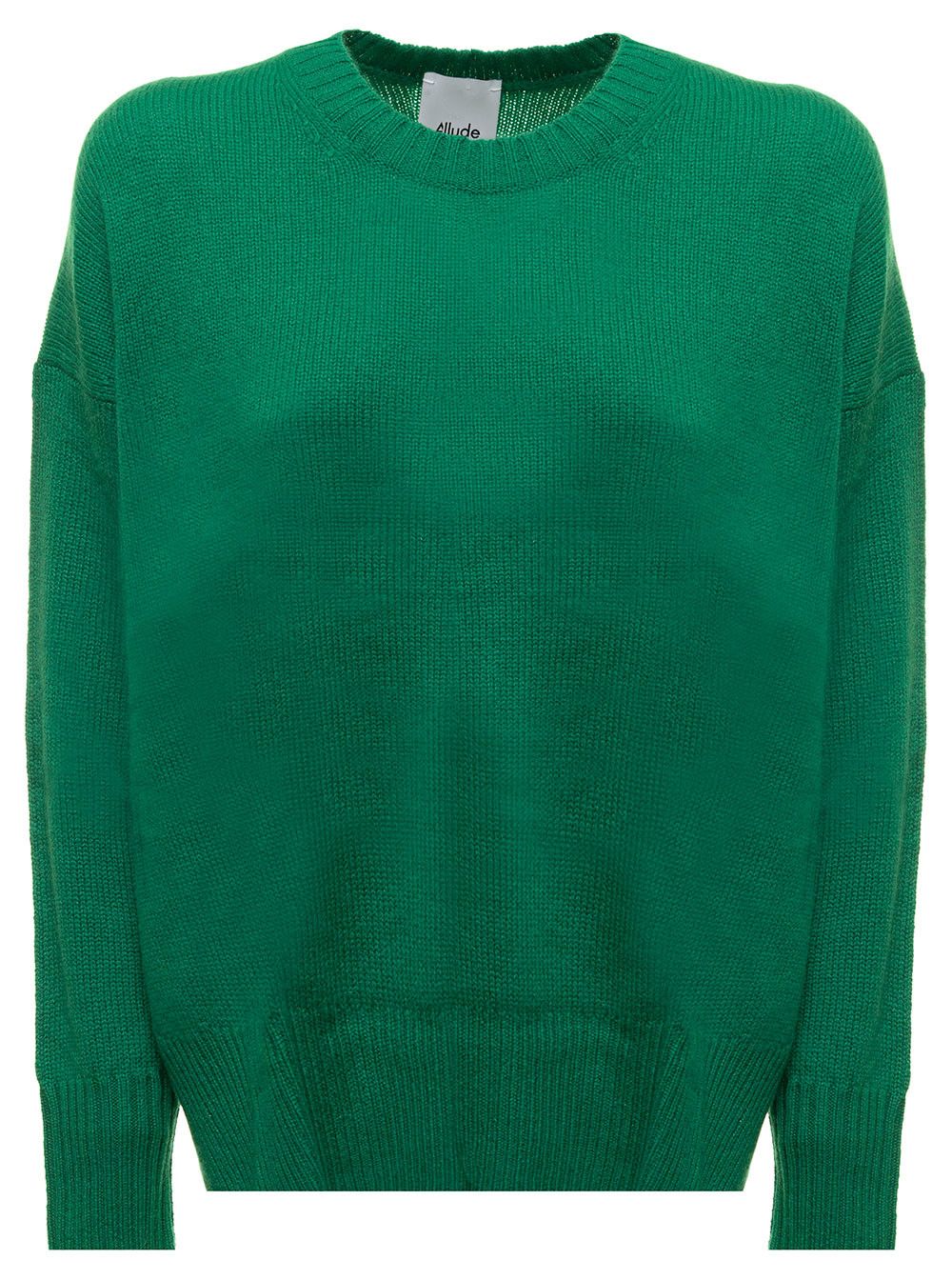 Allude Cashmere Green Sweater Allude Woman Size XS / US 0-2 / IT 36-38 - 1 Thumbnail