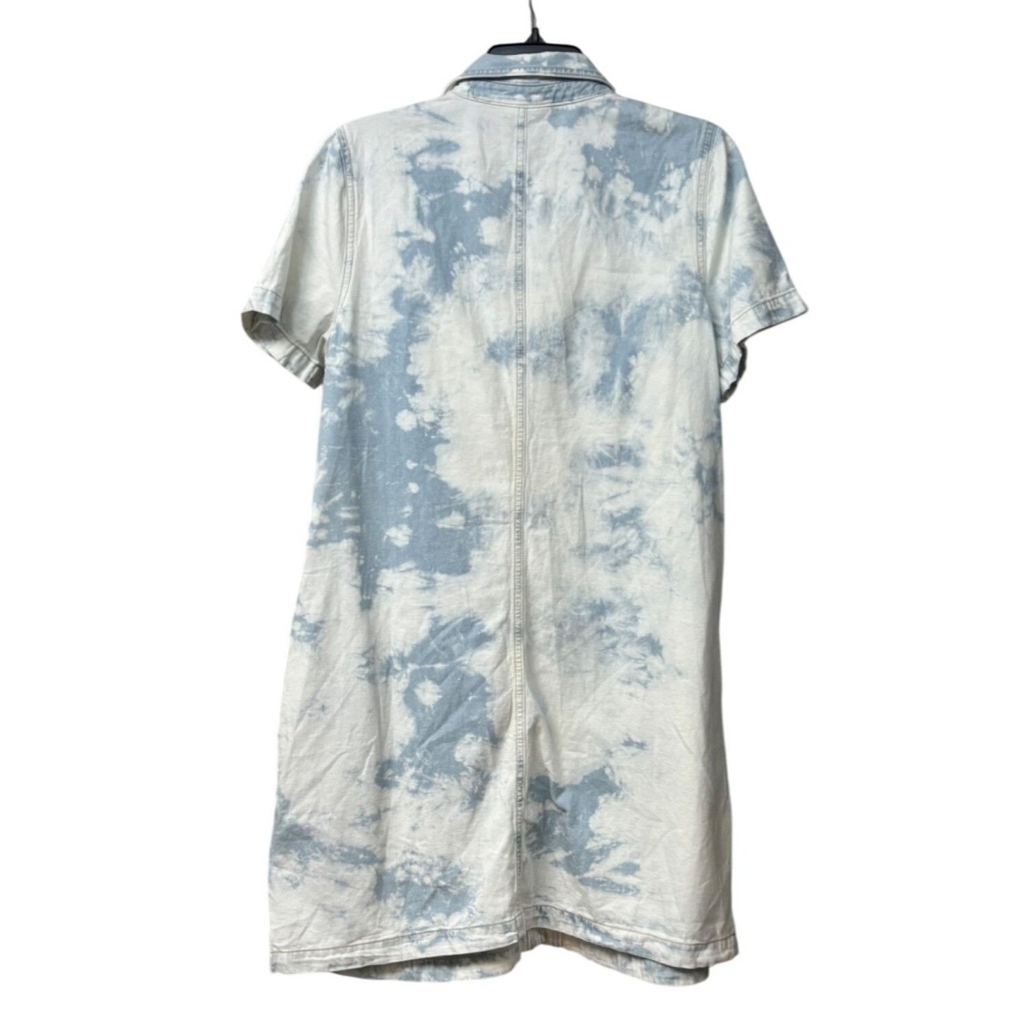 Style & Co Style & Co Petite Cotton Denim Shirtdress, Bleached Wash, 16 Size ONE SIZE - 10 Thumbnail