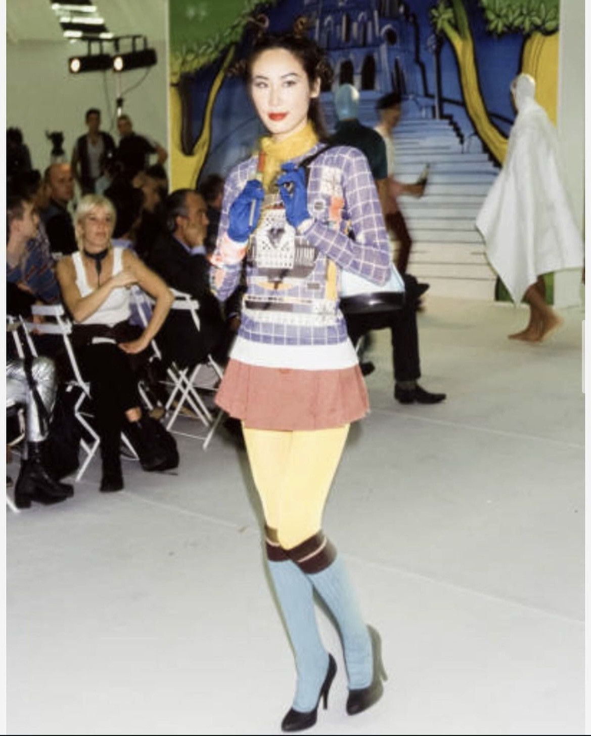 Jean Paul Gaultier SS 1995 cyber mesh top