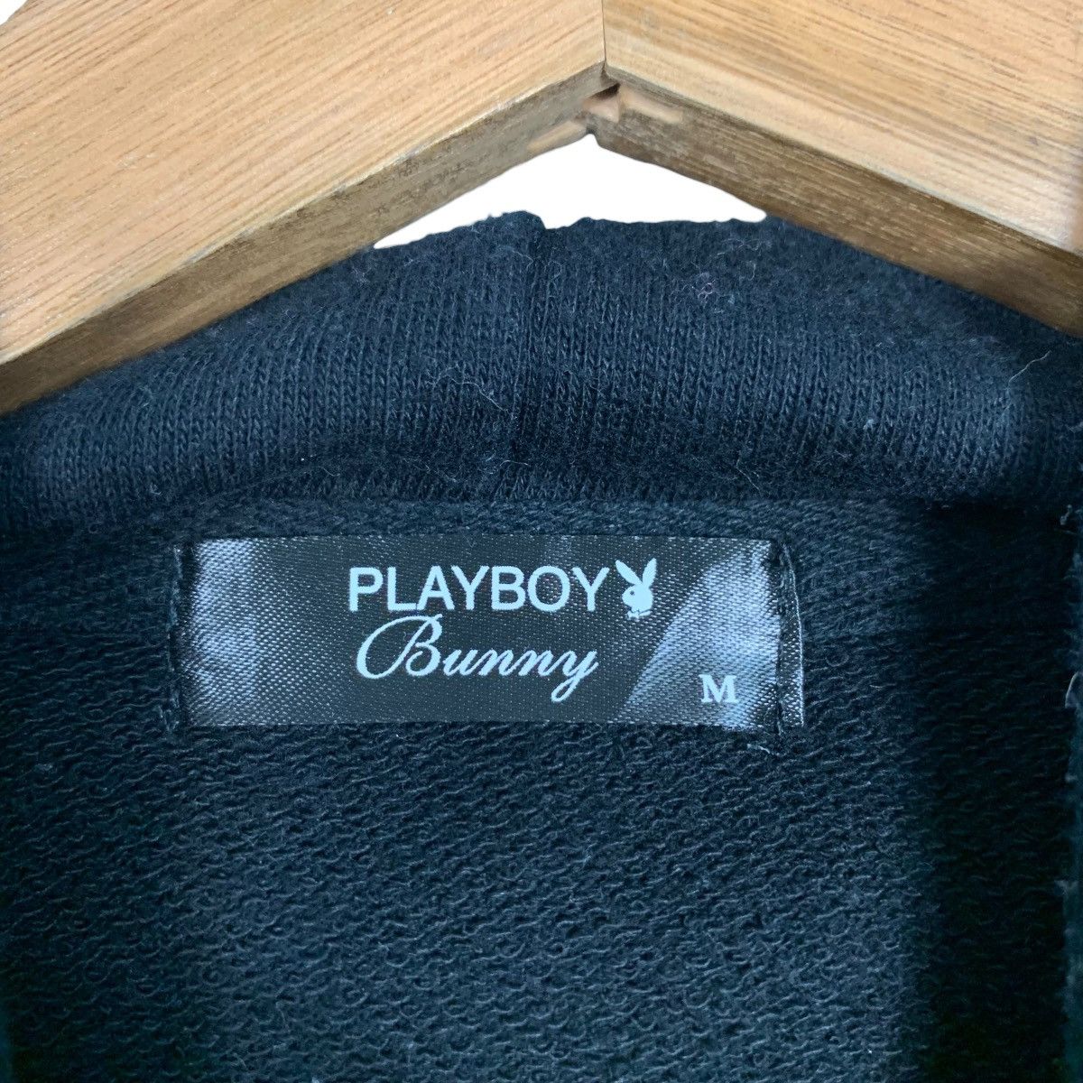 Playboy PLAYBOY BUNNY Center Logo Crop Hoodie Sweatshirt #2638-C118 Size M / US 6-8 / IT 42-44 - 11 Thumbnail