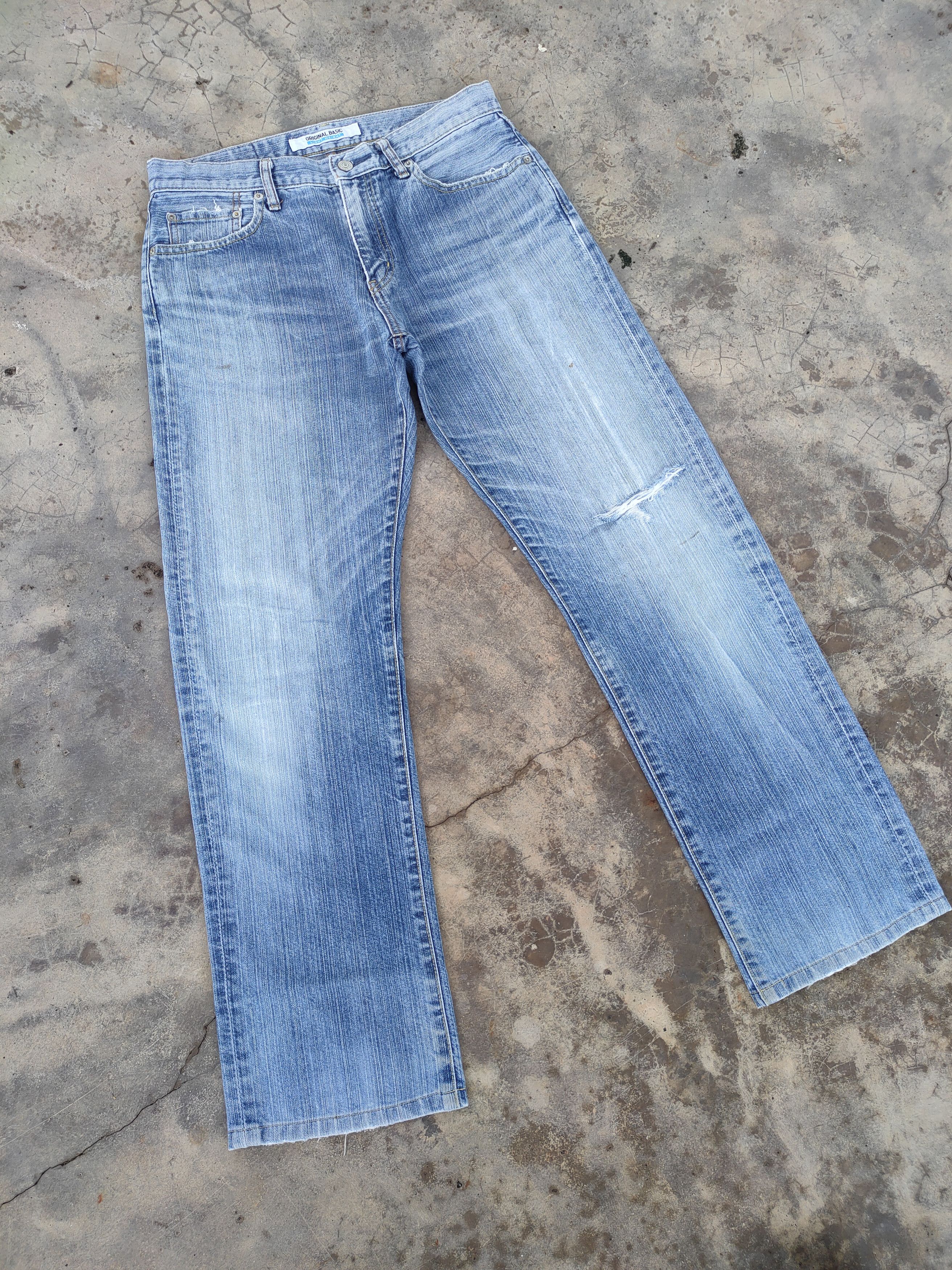 Japanese Brand VINTAGE JAPANESE FADED DISTRESSED JEANS DENIM PANTS Size US 32 / EU 48 - 2 Thumbnail