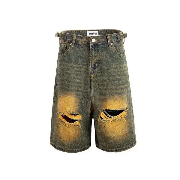 VIBE Ripped Baggy Jorts Size US 33 - 4 Thumbnail