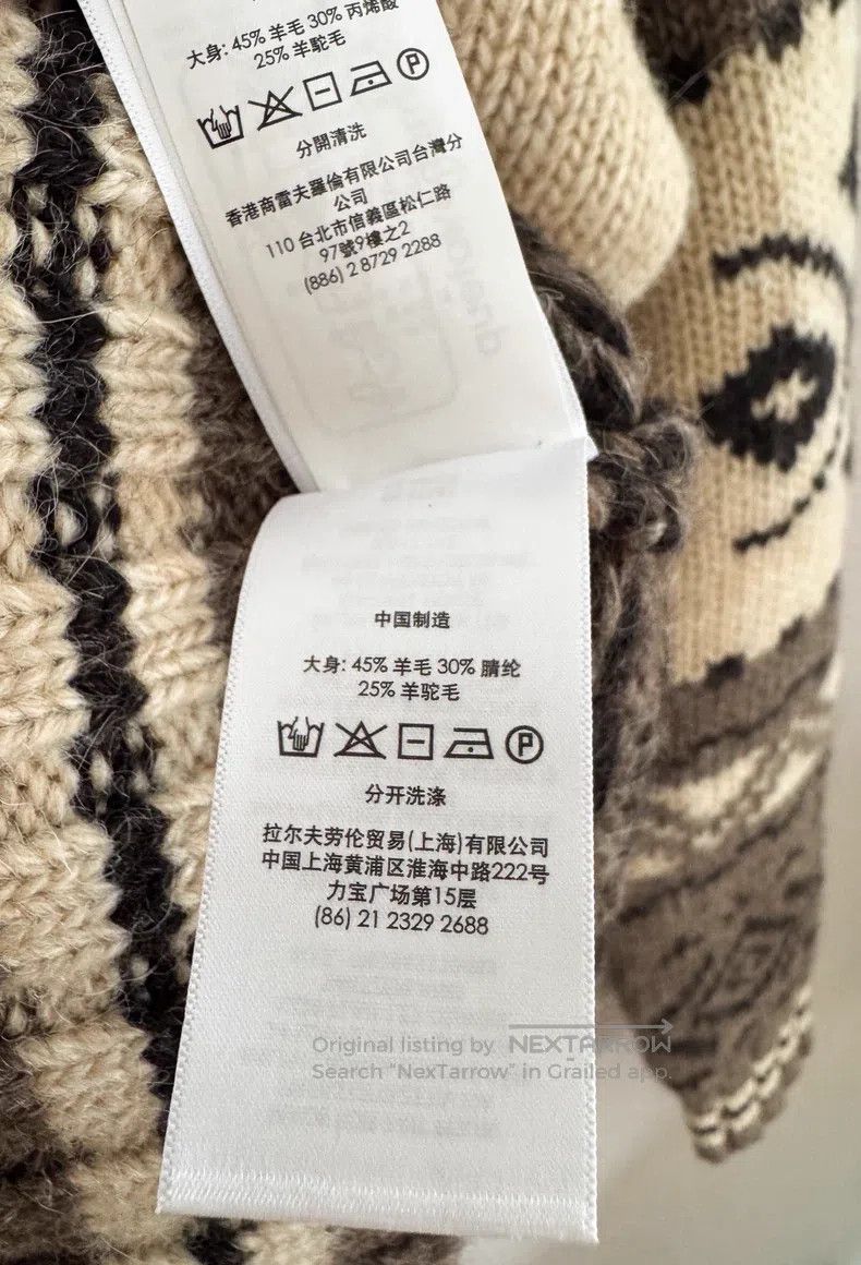 Polo Ralph Lauren POLO RALPH LAUREN Classic reindeer pattern intarsia knit m Size XS / US 0-2 / IT 36-38 - 4 Thumbnail