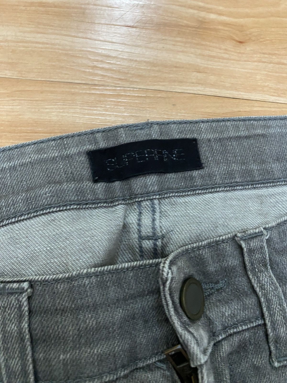 Superfine × Vintage Italy brand super fine denim nice design Size US 33 - 5 Thumbnail