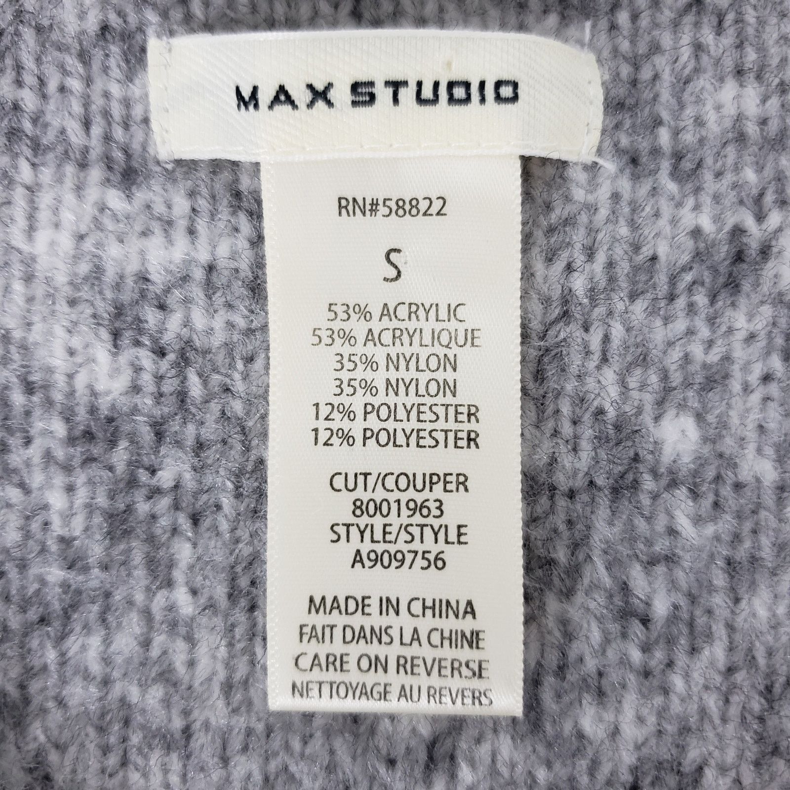 Other Max Studio Sweater Dress Cable Knit Long Sleeve V-Neck S Size S / US 4 / IT 40 - 11 Thumbnail