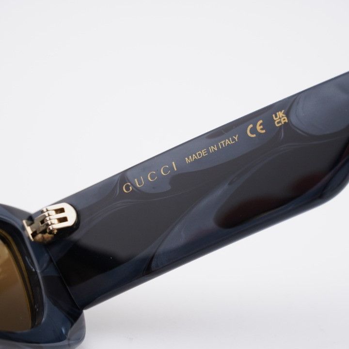 Gucci Gucci GG0516S 014 Sunglasses Military Green and Black Havana Size ONE SIZE - 10 Thumbnail