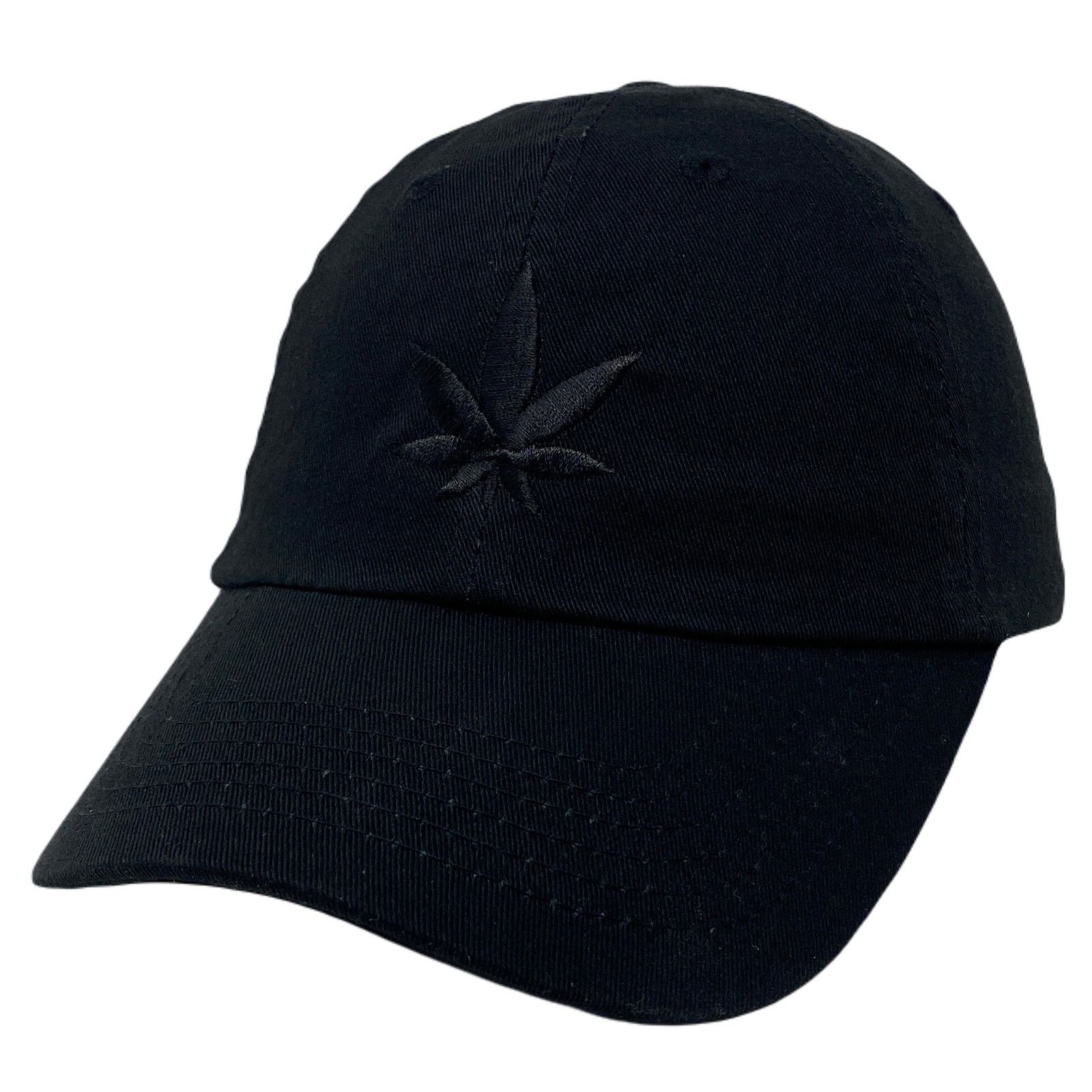 Other Plant Life Black Leaf Dad Hat Size ONE SIZE - 3 Thumbnail