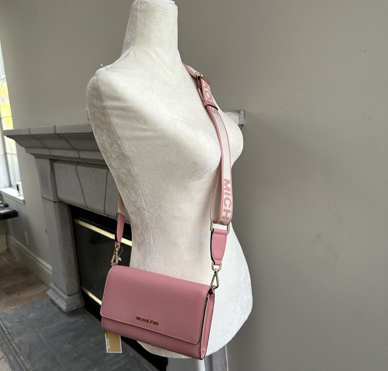 Michael Kors NWT Michael Kors Jet Set Large Leather Crossbody Bag Size ONE SIZE - 11 Thumbnail