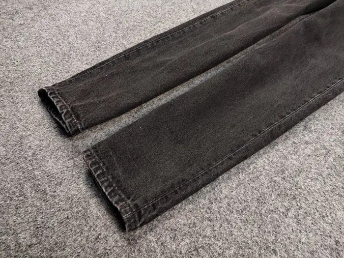 Levi's Vintage 90's levis 550 Black Denim mom Jeans Made in USA Size US 32 / EU 48 - 5 Thumbnail