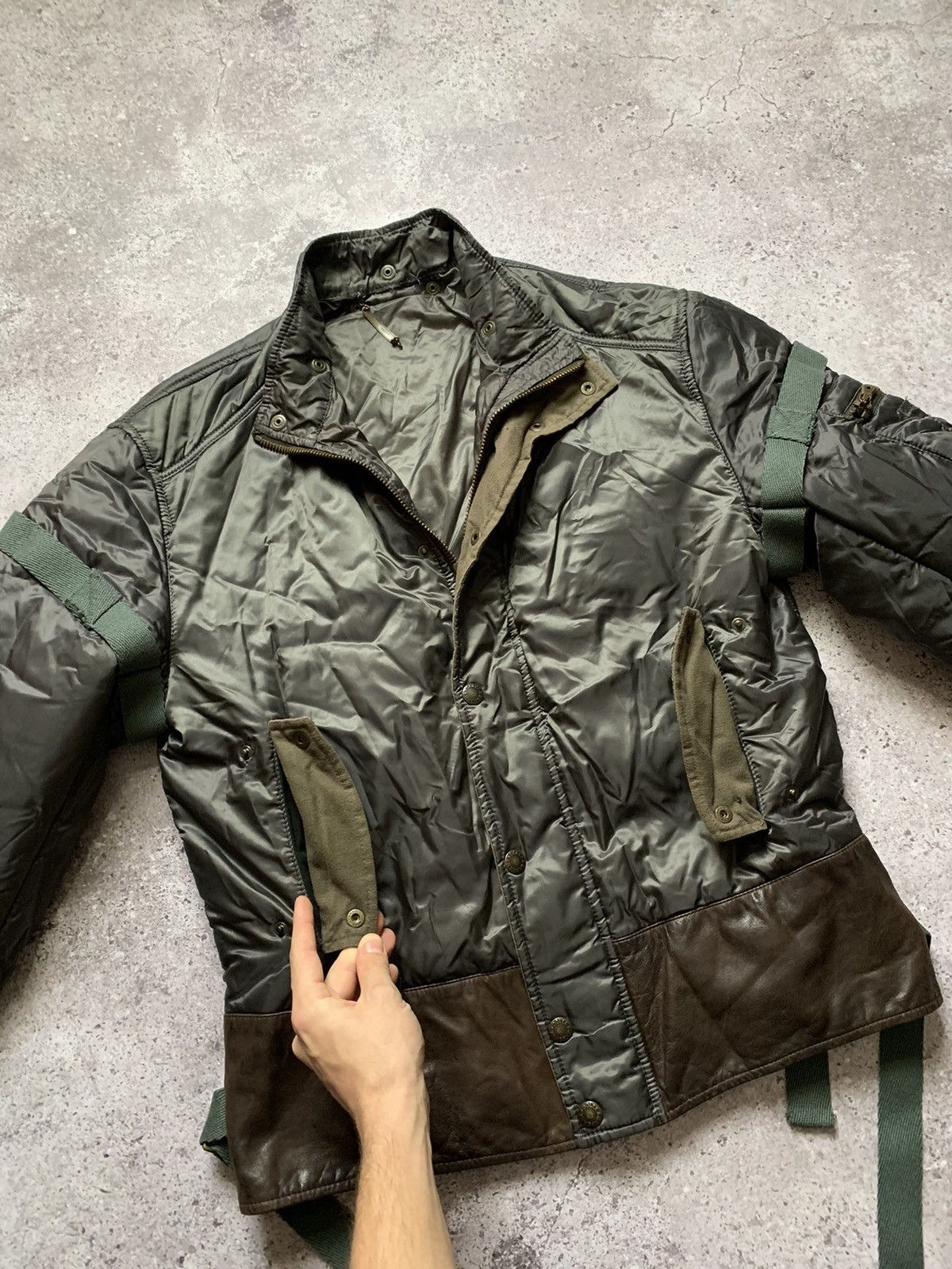 Dolce & Gabbana Dolce & Gabbana Goat Leather Bondage Parachute Blouson Size US M / EU 48-50 / 2 - 9 Thumbnail