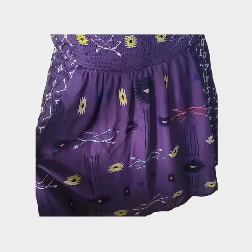 Target Basics Xhilaration | Women's Boho Tribal Sun Dress | Medium Size M / US 6-8 / IT 42-44 - 7 Thumbnail