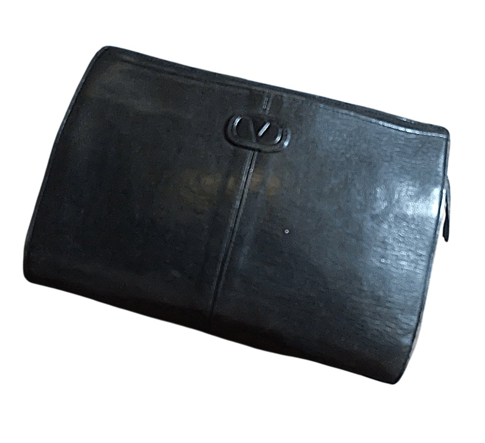 Gianni Valentino Vintage Valentino Garavani Leather Clutch Bag Size ONE SIZE - 1 Thumbnail