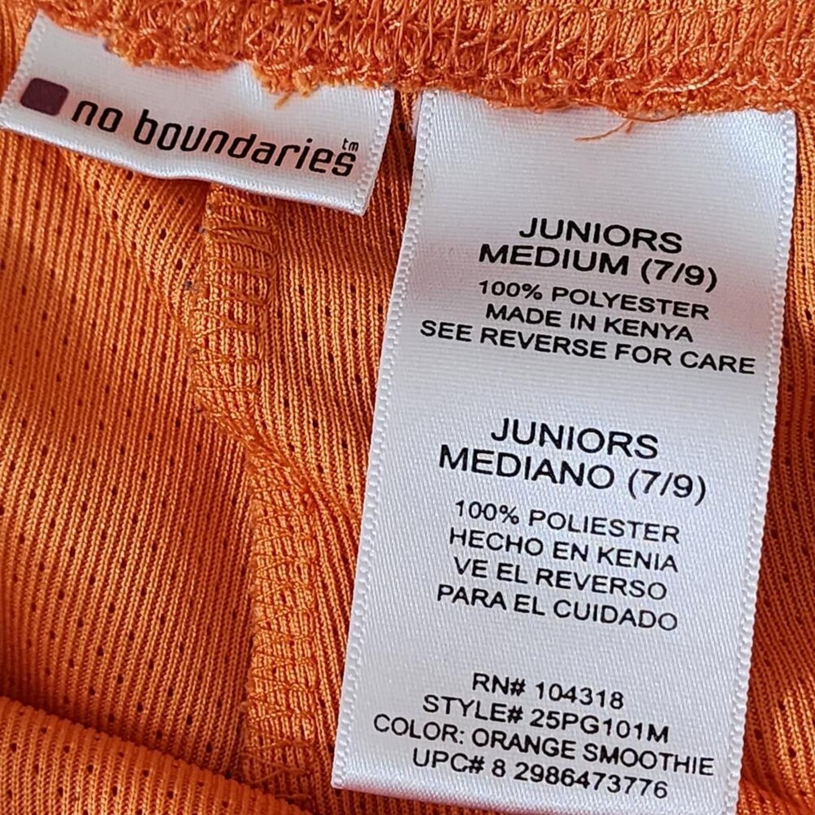 Other Medium Orange White Striped Shorts Size 32" / US 10 / IT 46 - 3 Thumbnail