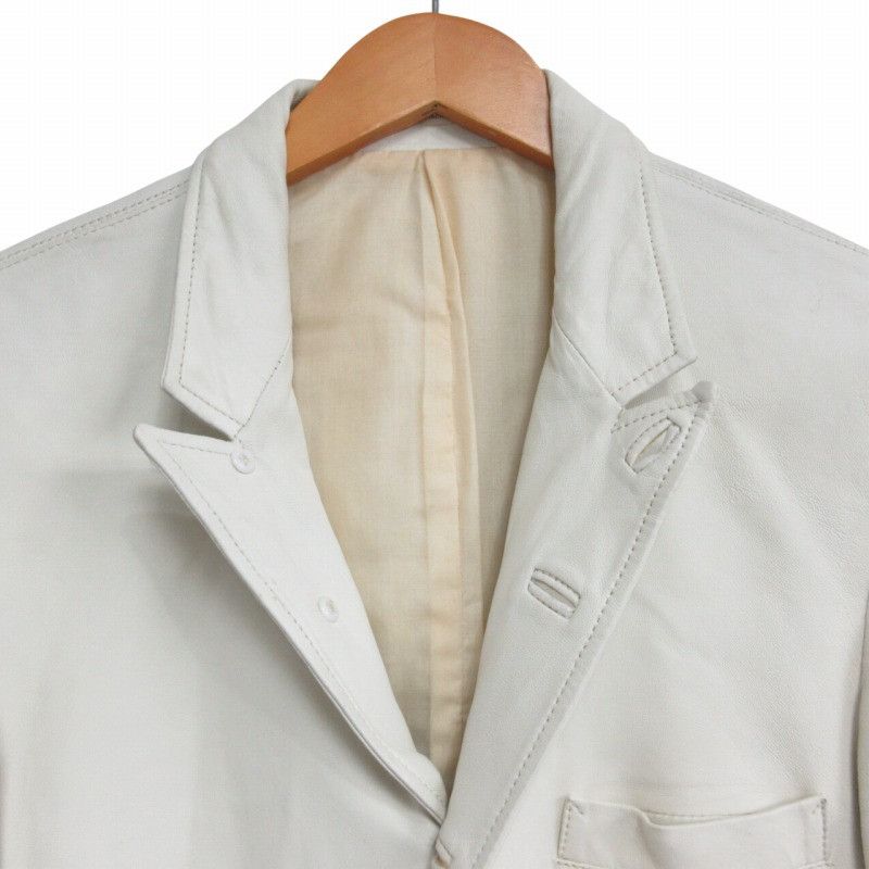 Yohji Yamamoto YOHJI YAMAMOTO POUR HOMME 10AW skin leather jacket Size US M / EU 48-50 / 2 - 3 Thumbnail
