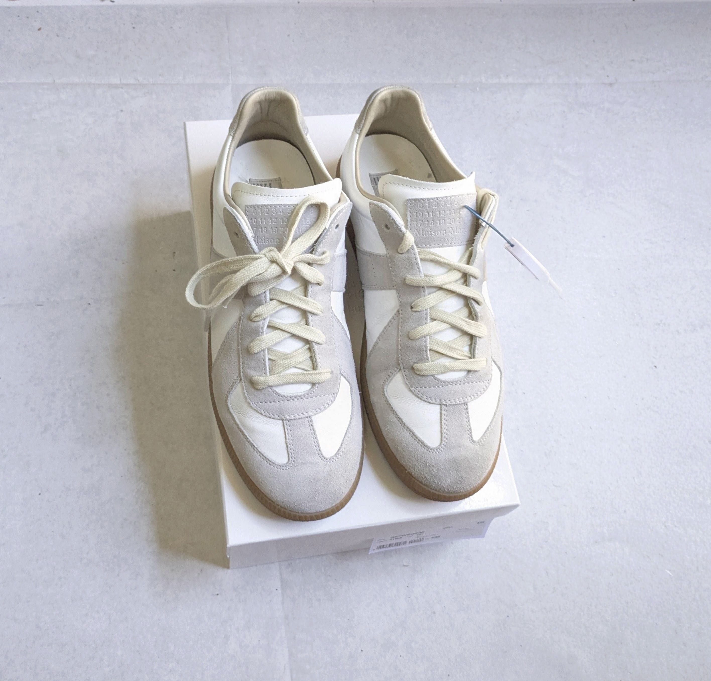 Maison Margiela Maison Margiela GAT Replica Gray White 10.5 43.5 Gum Size US 10.5 / EU 43-44 - 1 Thumbnail