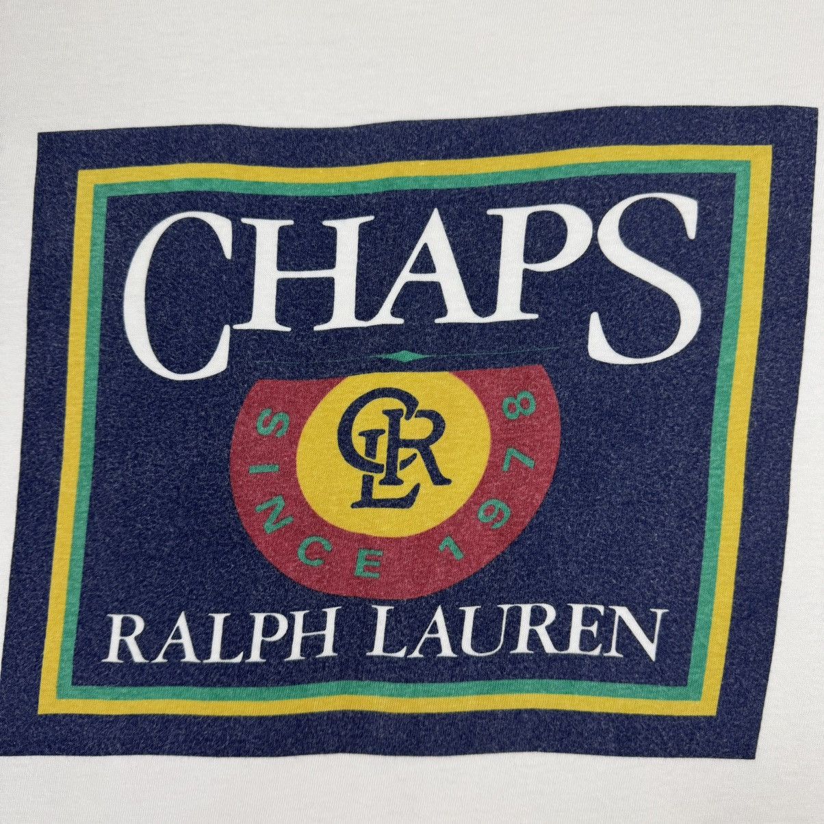 Chaps Ralph Lauren Vintage Chaps Ralph Lauren Big Logo T-shirt Size US L / EU 52-54 / 3 - 6 Thumbnail