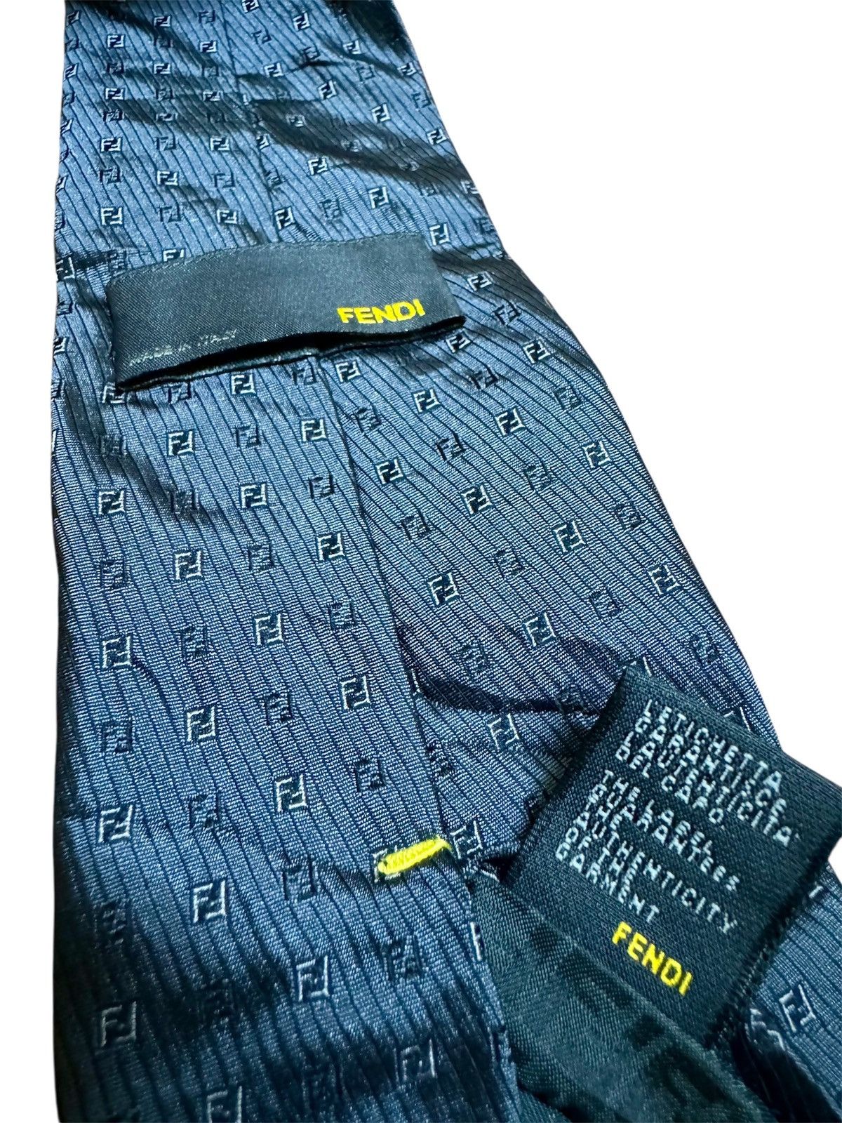Fendi Fendi Jacquard Pattern Tie Size ONE SIZE - 3 Thumbnail