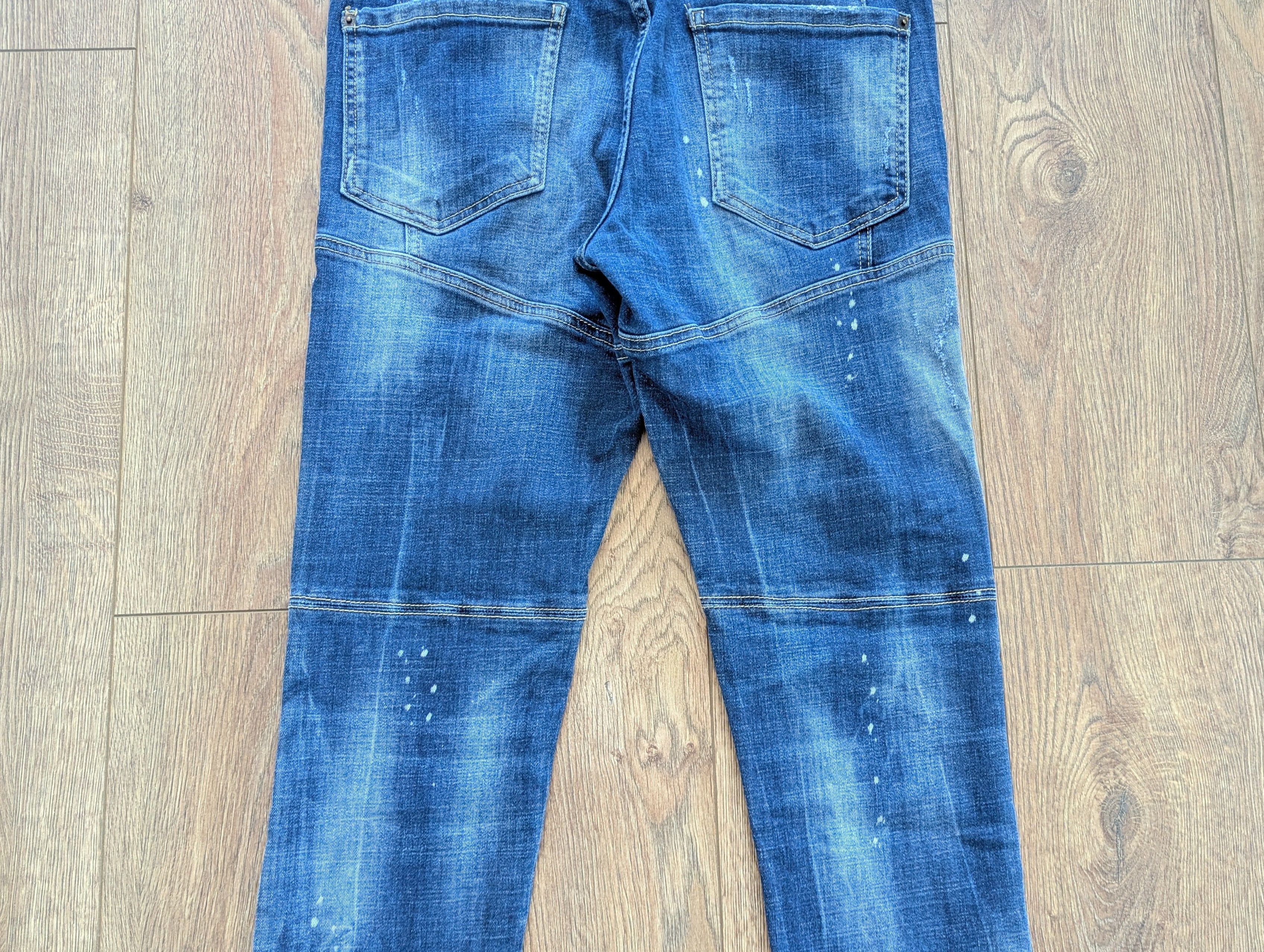 Dsquared2 DSQUARED2 Tidy Biker Jean Dean Caten Denim Pants MadeInItaly Size US 34 / EU 50 - 20 Thumbnail
