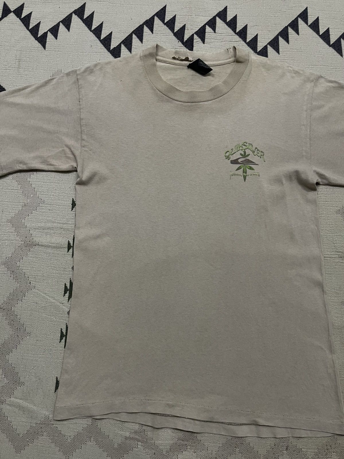 Quiksilver 1990s QUICKSILVER “HAWAIIAN BOARDRIDERS” SUNFADED DISTRESSED Size US S / EU 44-46 / 1 - 12 Thumbnail