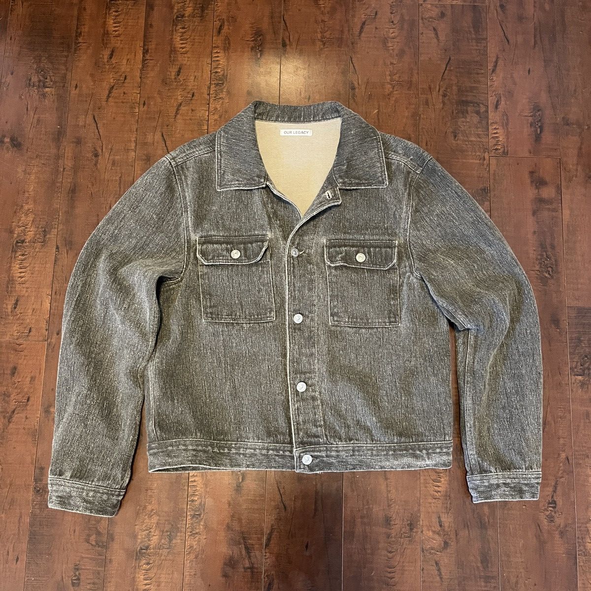 Our Legacy Our Legacy Coated Linen Mono Jacket Size US M / EU 48-50 / 2 - 1 Thumbnail