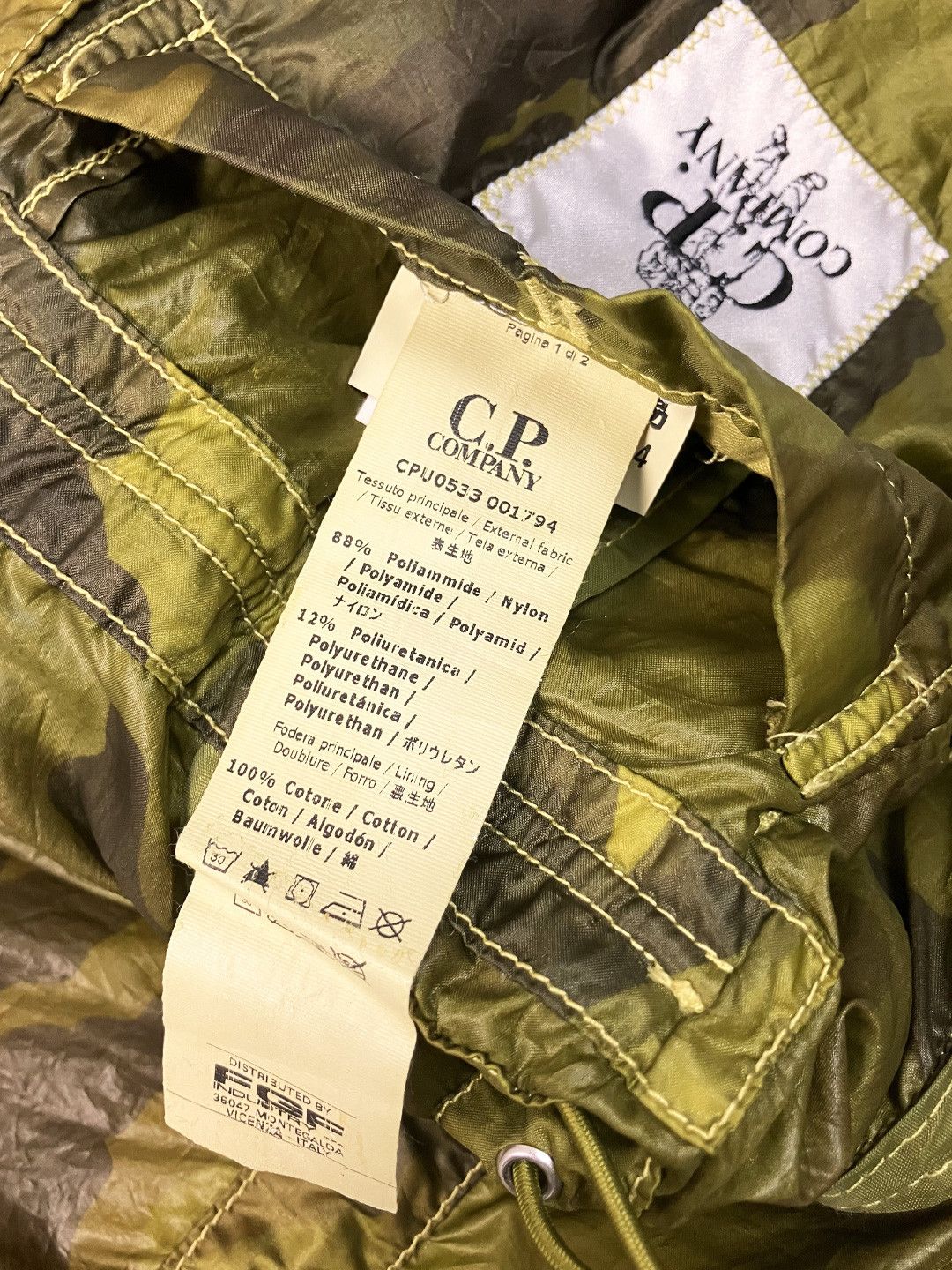 C.P. Company Rare C.P. Company Camo Nylon Polyamid Technical Field Jacket Size US S / EU 44-46 / 1 - 19 Thumbnail