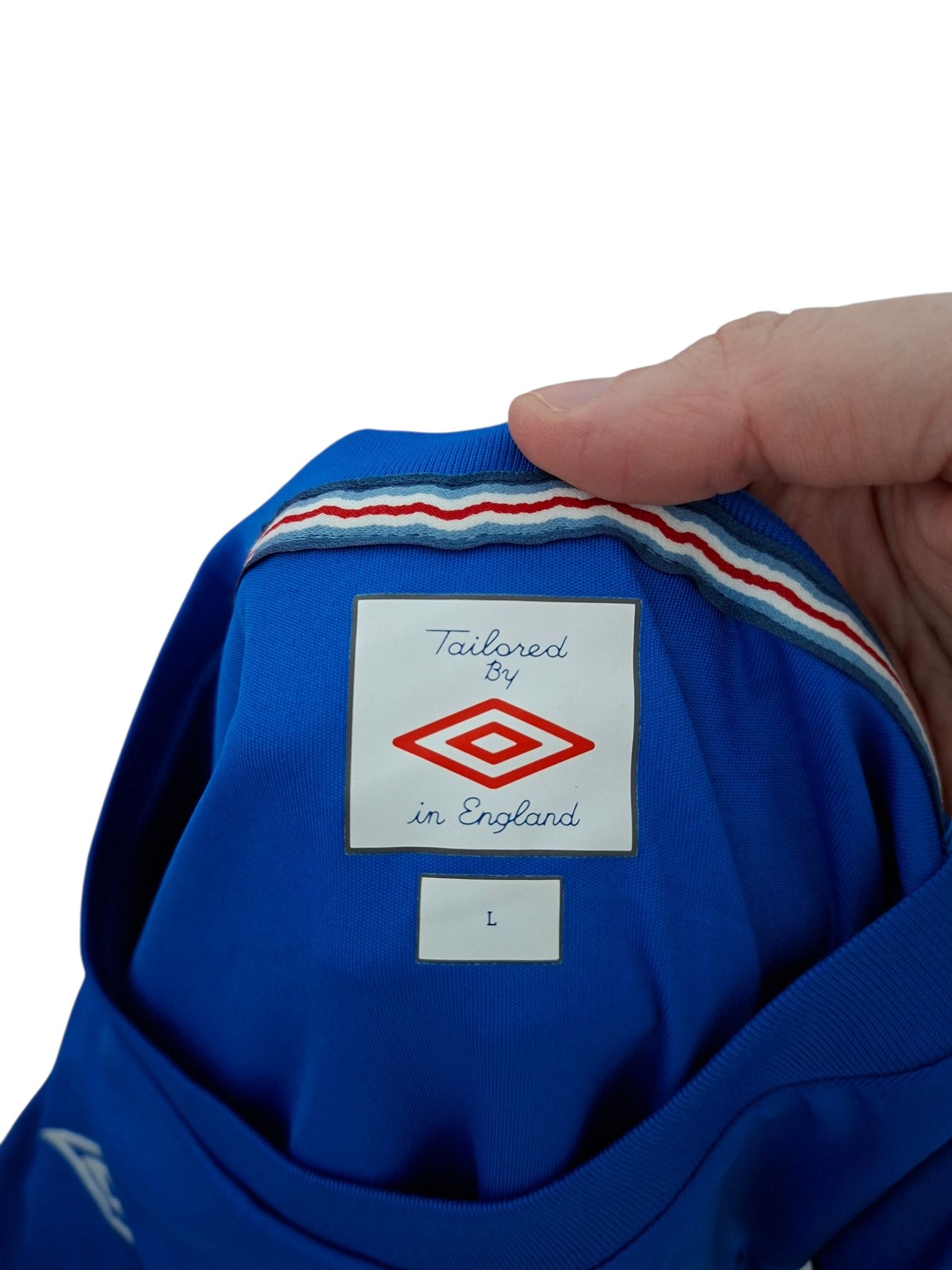 Umbro ENGLAND UMBRO VINTAGE SOCCER SLEVELESS JERSEY TEE Size US L / EU 52-54 / 3 - 4 Thumbnail