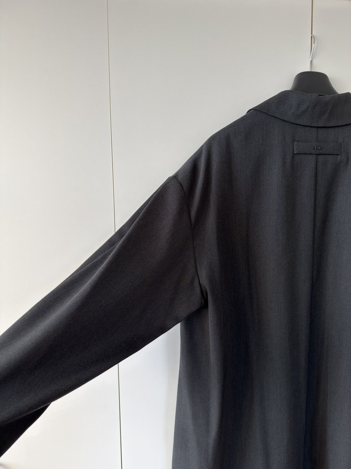 Ermenegildo Zegna × Fear of God Oversized Wool Trench Coat Anthracite 50 Size US L / EU 52-54 / 3 - 14 Thumbnail
