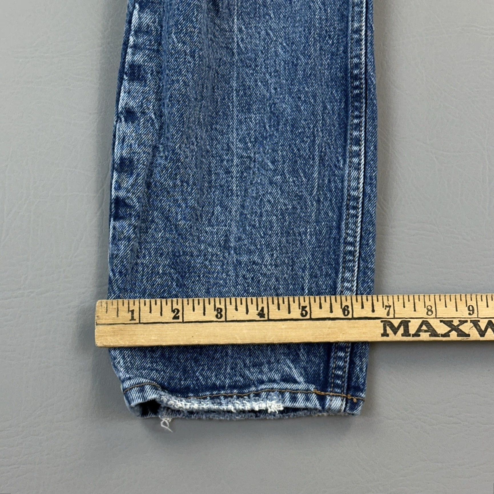 Abercrombie & Fitch Abercrombie & Fitch Jeans Women's 29/8R Blue The Skinny High Rise Distressed Size 29" - 4 Thumbnail