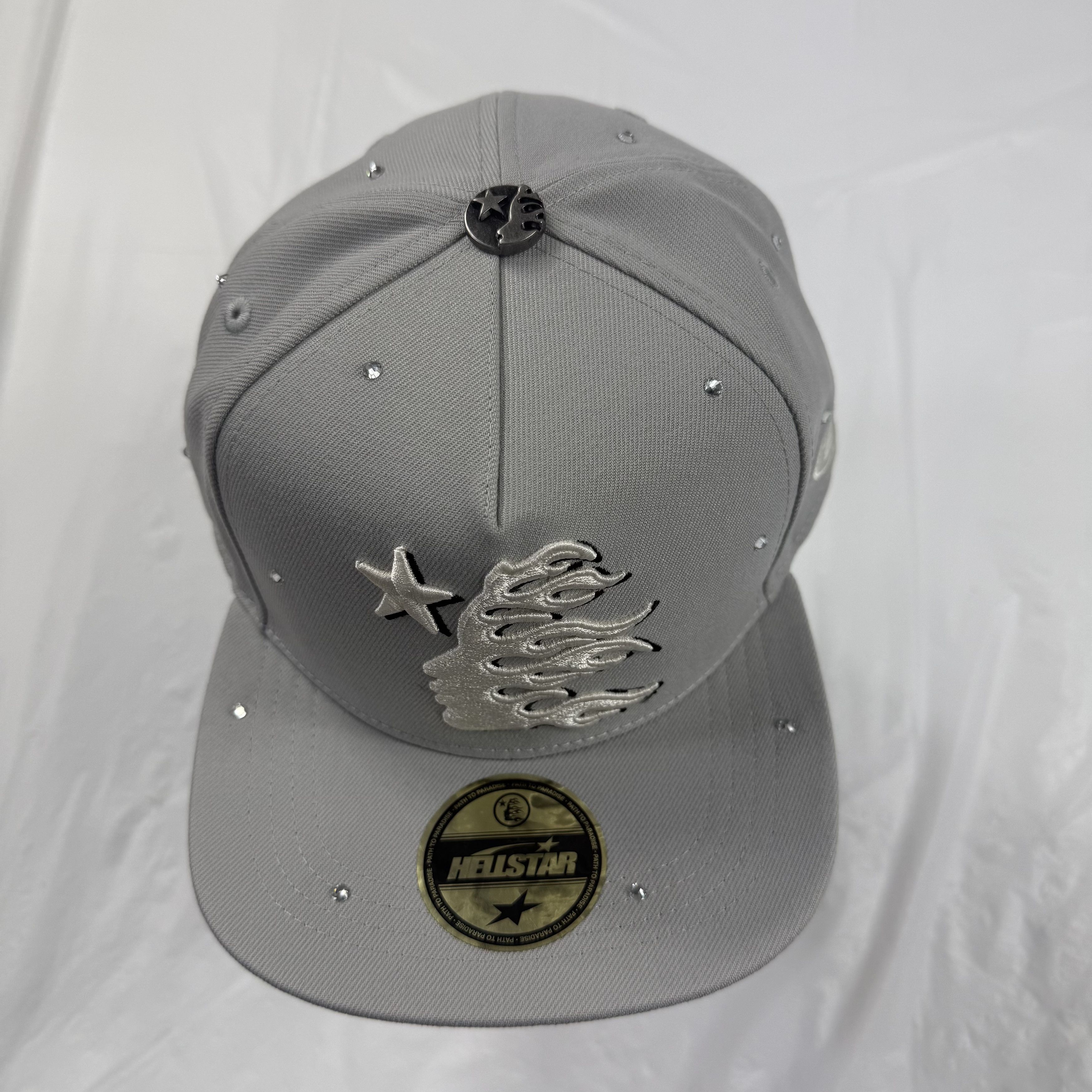 HELLSTAR Hellstar Path to Paradise Rhinestone Fitted Hat Size 7 1/2 Size ONE SIZE - 5 Thumbnail