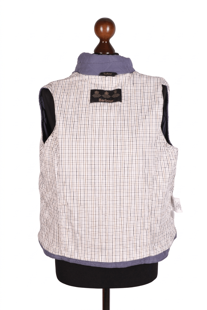 Barbour Women's Barbour Microfibre Quilt Waistcoat Blue Size S/M Size M / US 6-8 / IT 42-44 - 3 Thumbnail