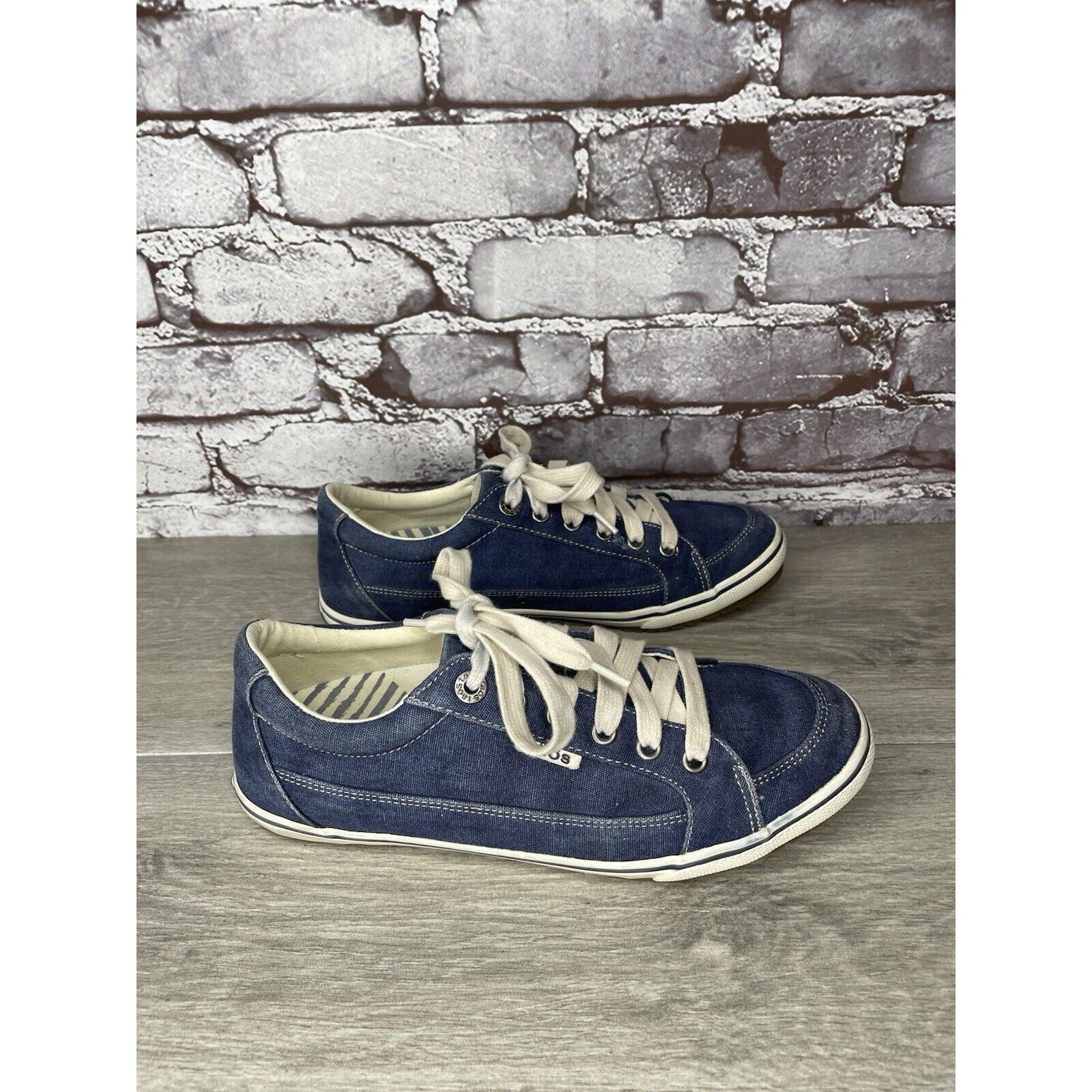 Other Taos Star Blue Denim Casual Comfort Lace Up Sneakers Shoes W Size US 8.5 / IT 38.5 - 12 Thumbnail