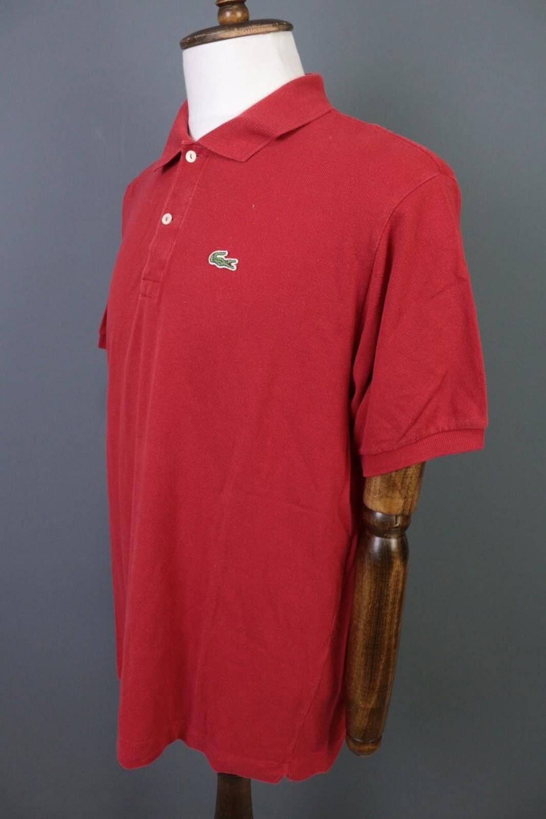 Lacoste Lacoste Red Short Sleeve Polo Shirt Size 6 / XL Size US M / EU 48-50 / 2 - 8 Thumbnail