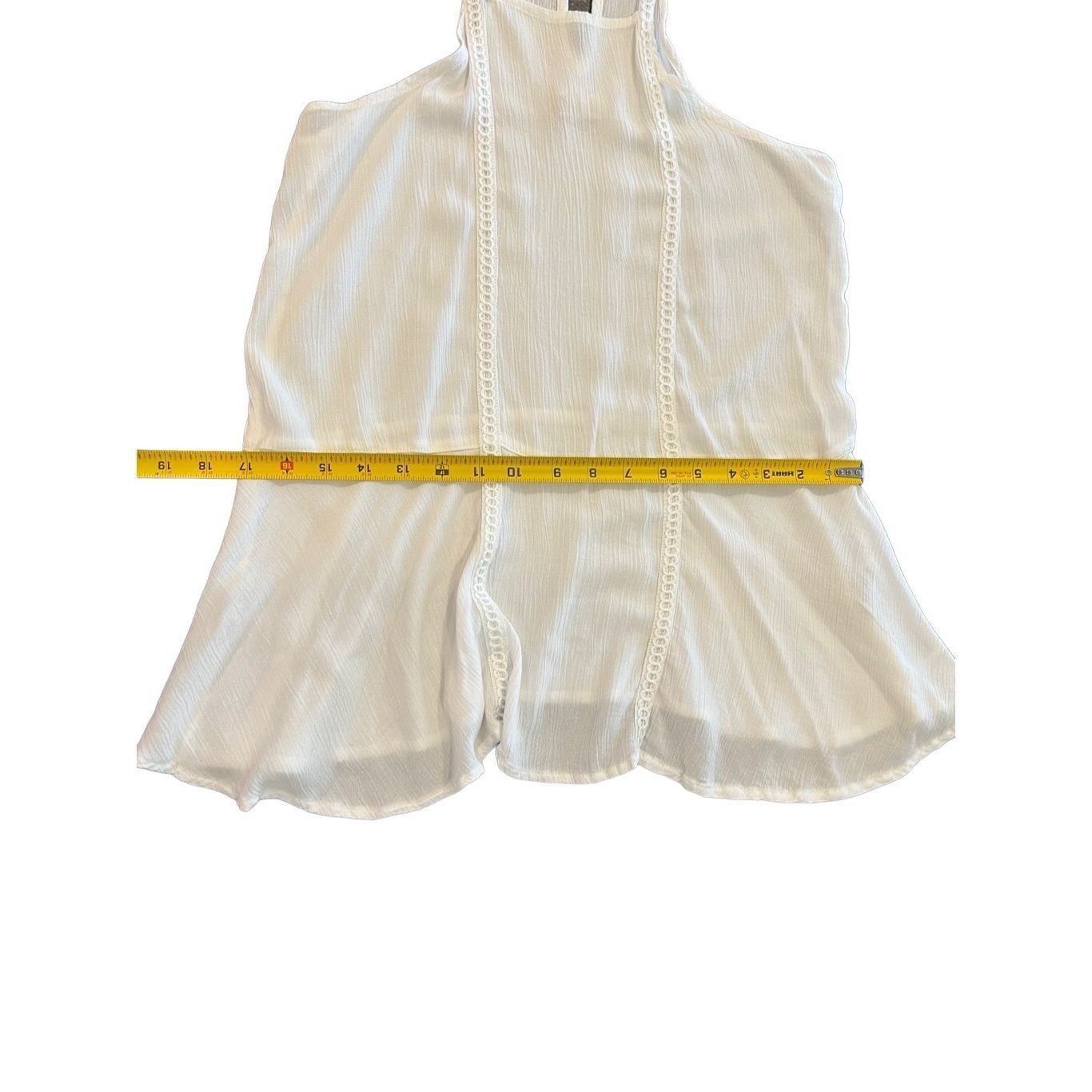Hollister Hollister white Ruffle Hem mini Dress size S Size S / US 4 / IT 40 - 5 Thumbnail