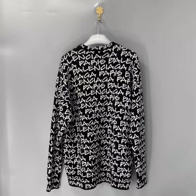 Balenciaga Balenciaga Cursive bullet screen sweater Size US S / EU 44-46 / 1 - 2 Thumbnail