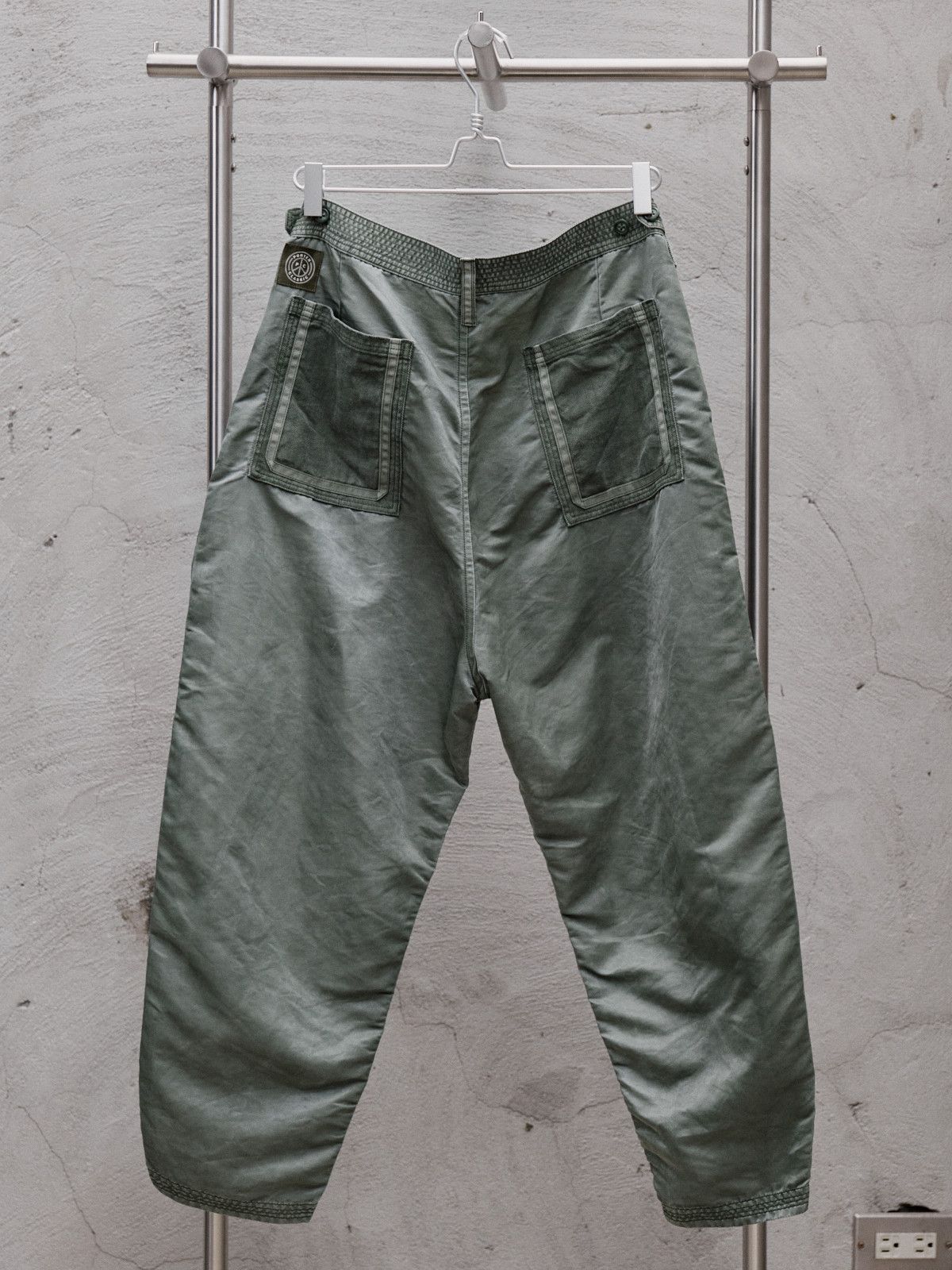 Porter Classic Porter Classic SUPER NYLON MASH BAKER PANTS - OLIVE Size US 34 / EU 50 - 2 Thumbnail